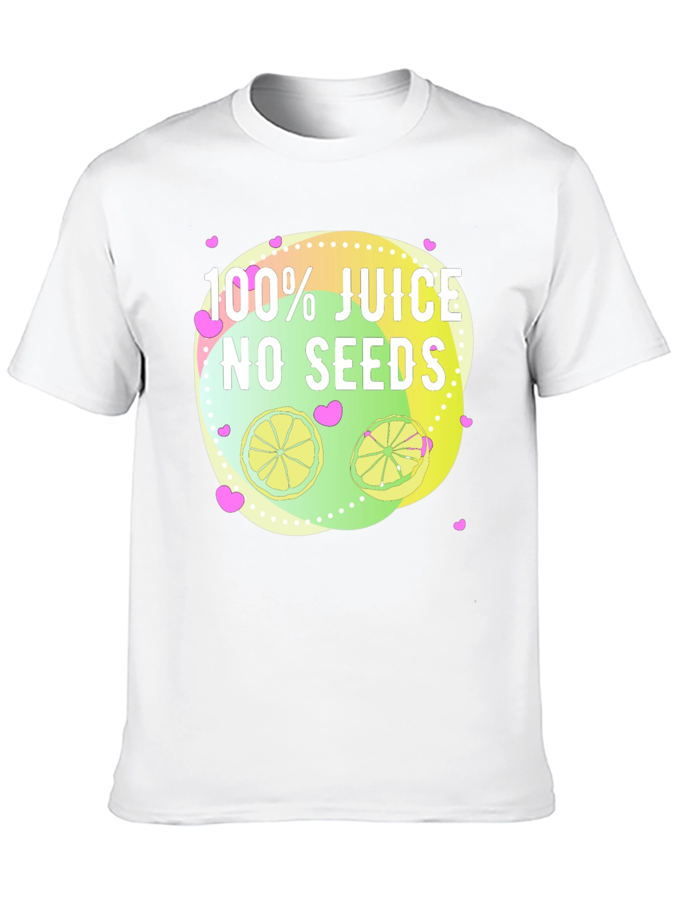 100% Juice No Seeds T-Shirt Citrus Lover Tee