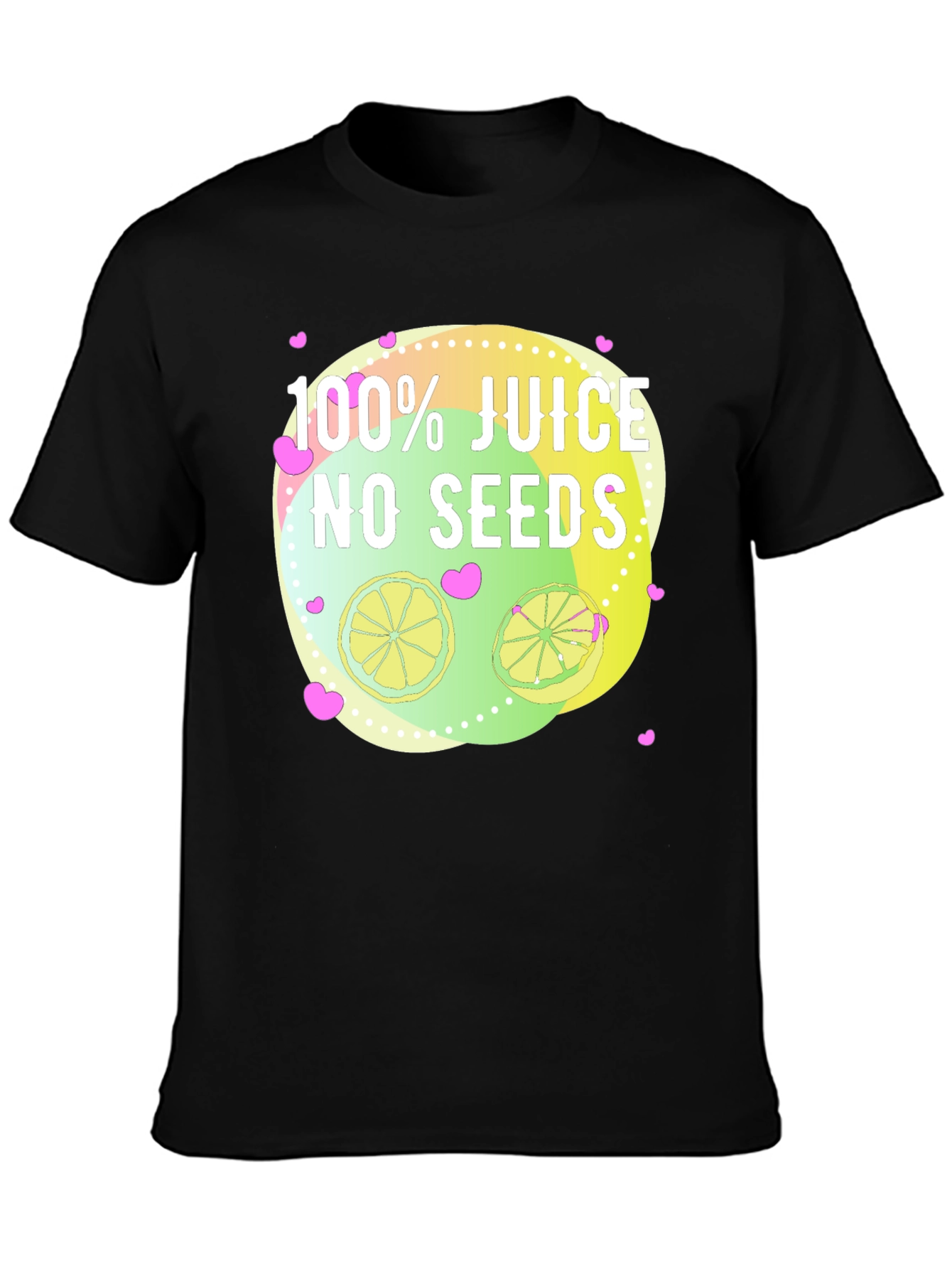 100% Juice No Seeds T-Shirt Citrus Lover Tee