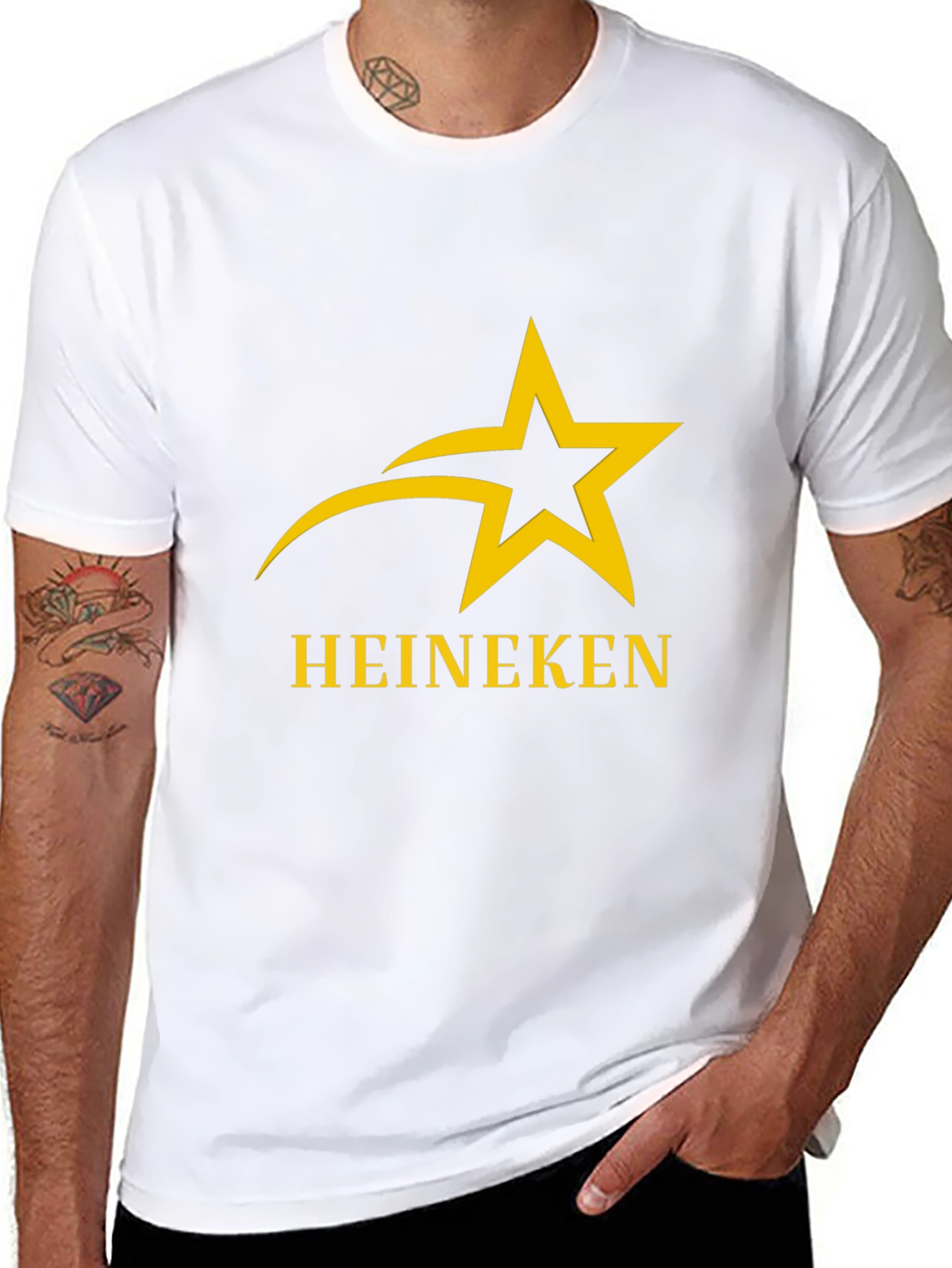 Heineken Star Logo Black T-Shirt