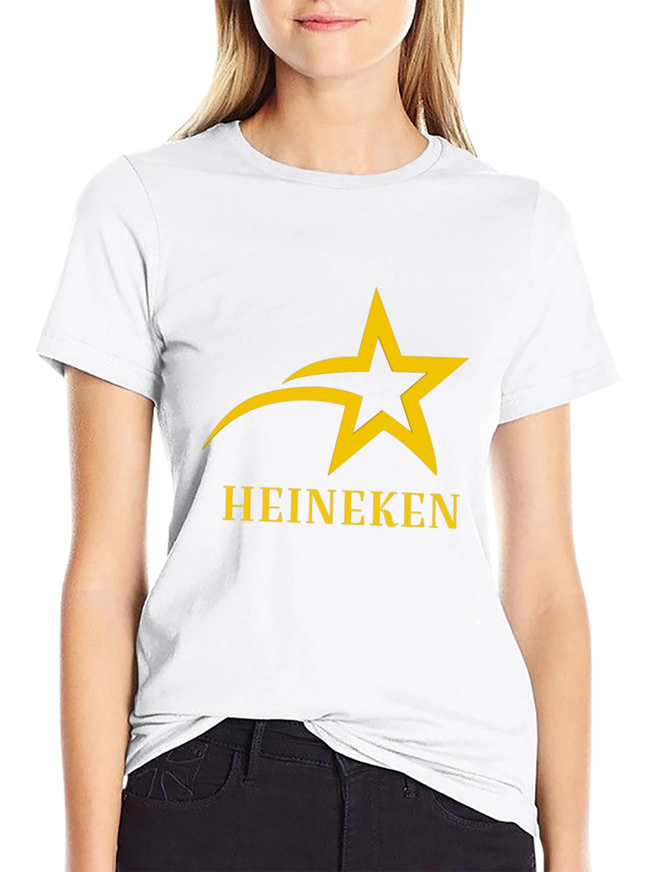 Heineken Star Logo Black T-Shirt