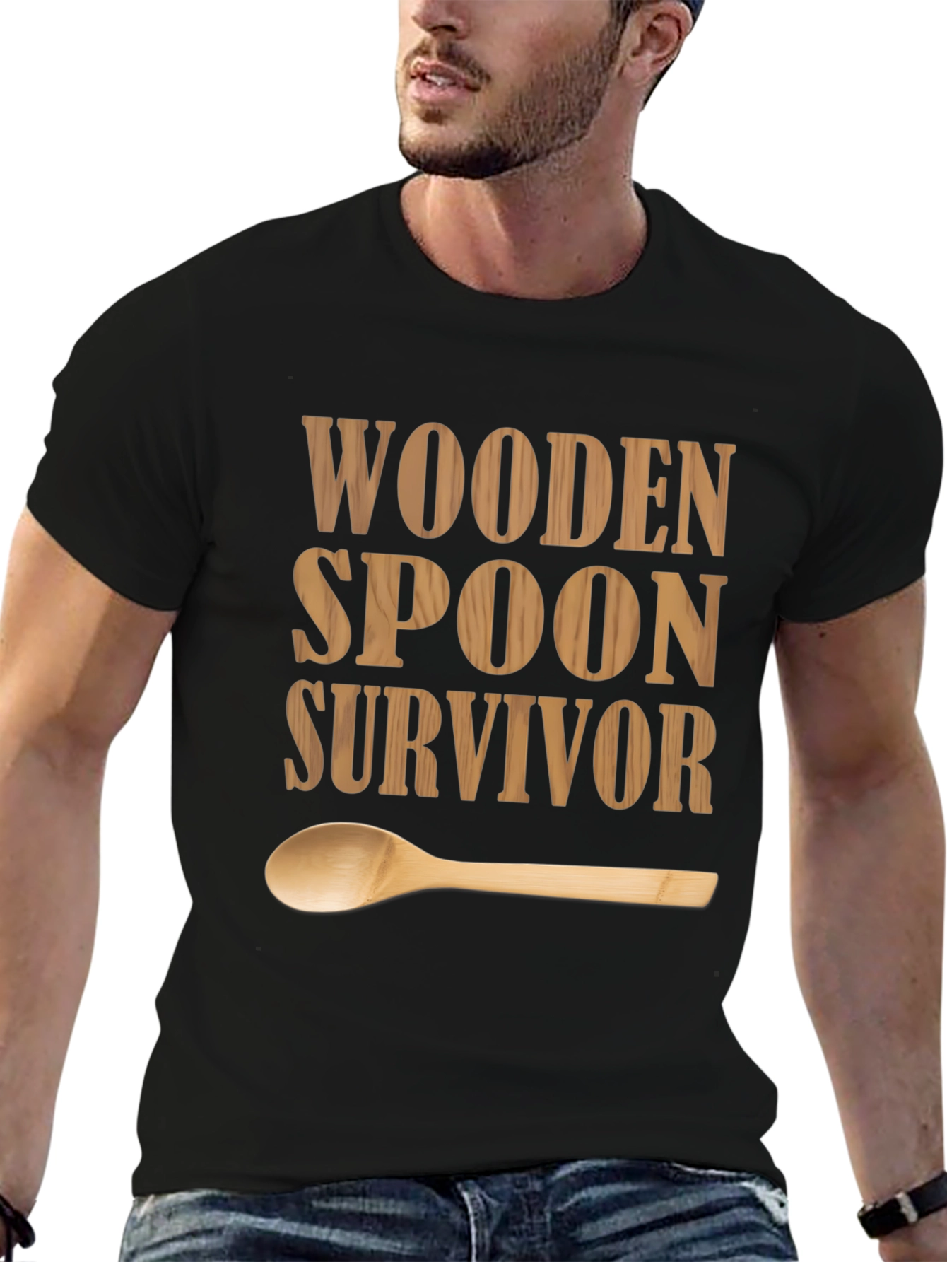 Wooden Spoon Survivor Graphic T-Shirt
