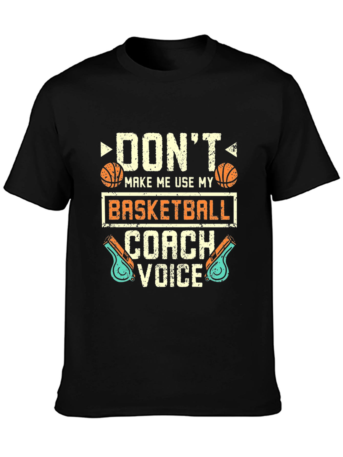 Basketball Coach Voice Graphic T-Shirt