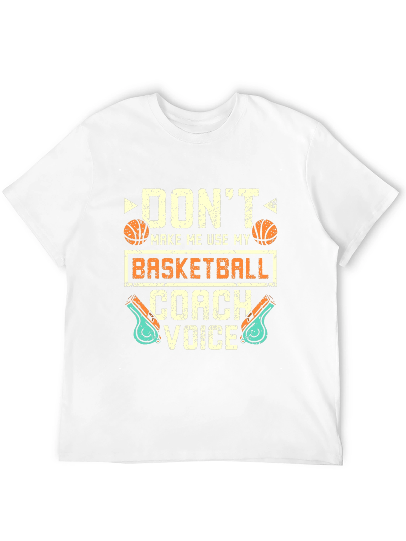 Basketball Coach Voice Graphic T-Shirt