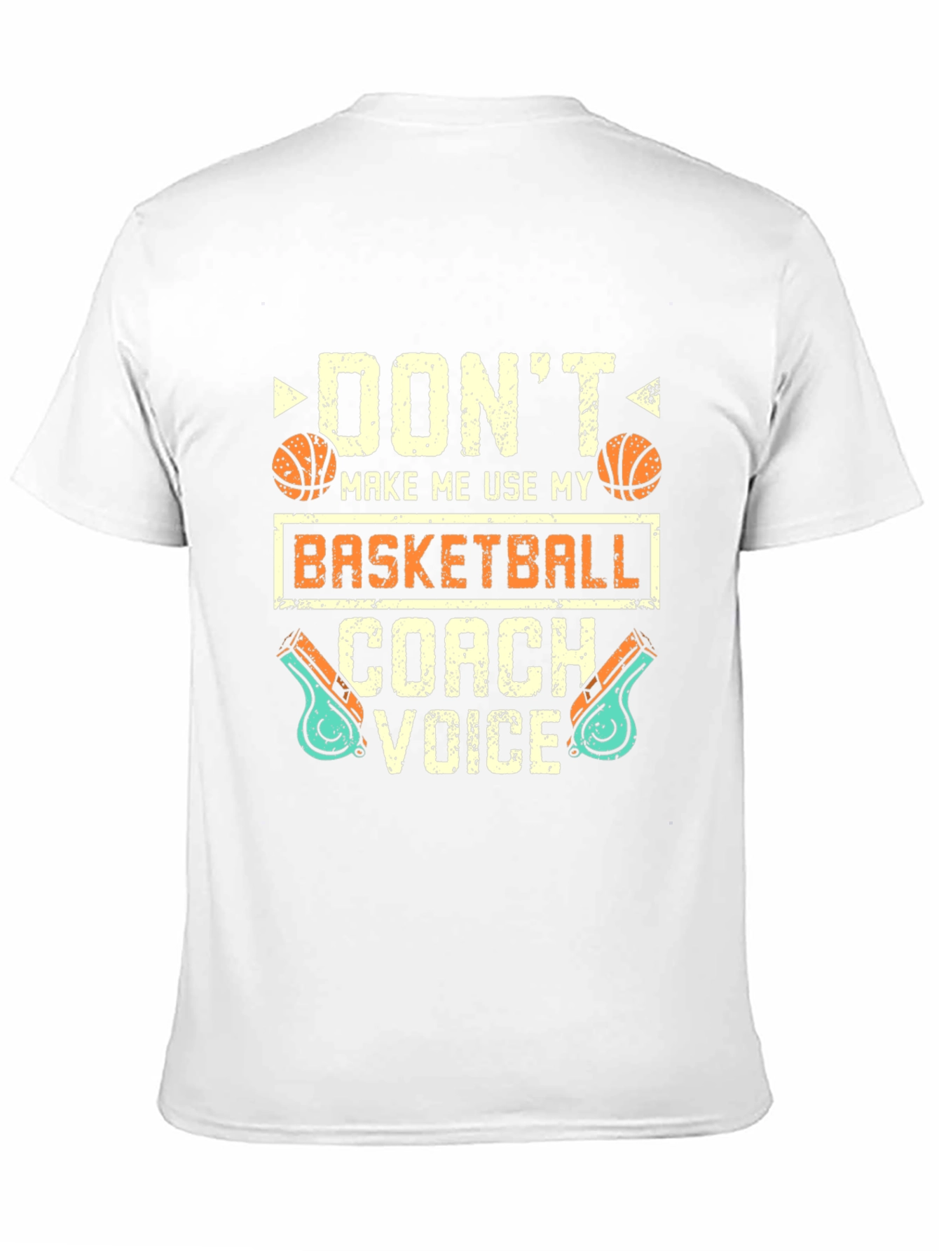 Basketball Coach Voice Graphic T-Shirt