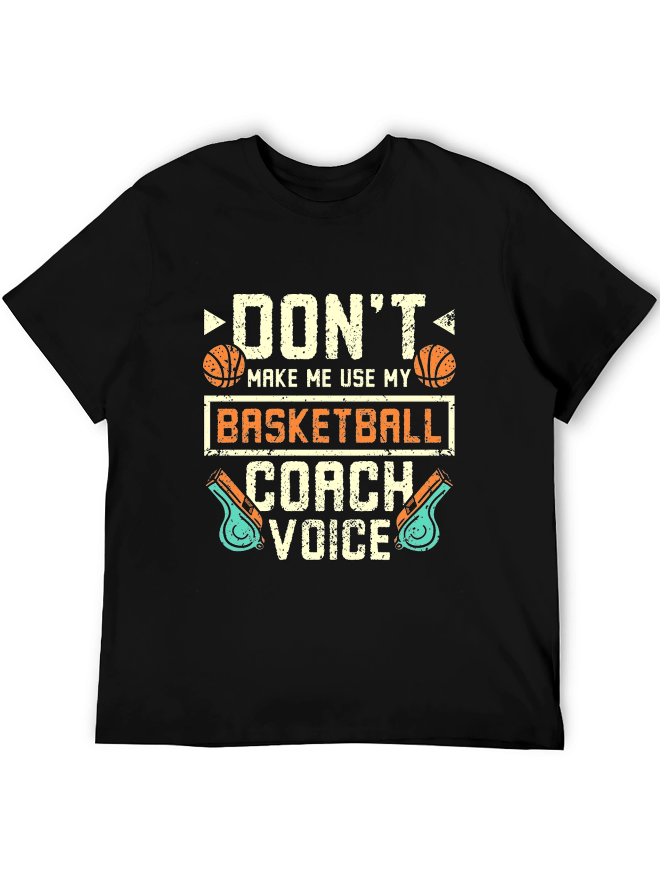 Basketball Coach Voice Graphic T-Shirt