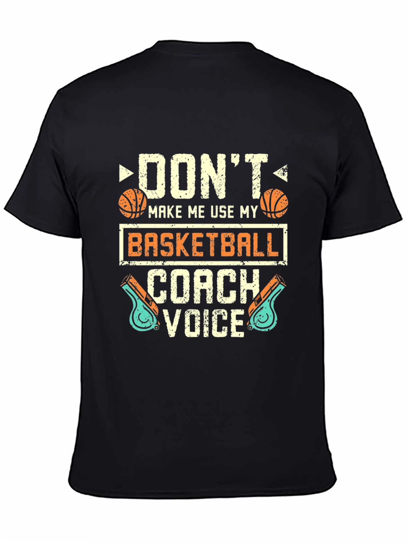 Basketball Coach Voice Graphic T-Shirt