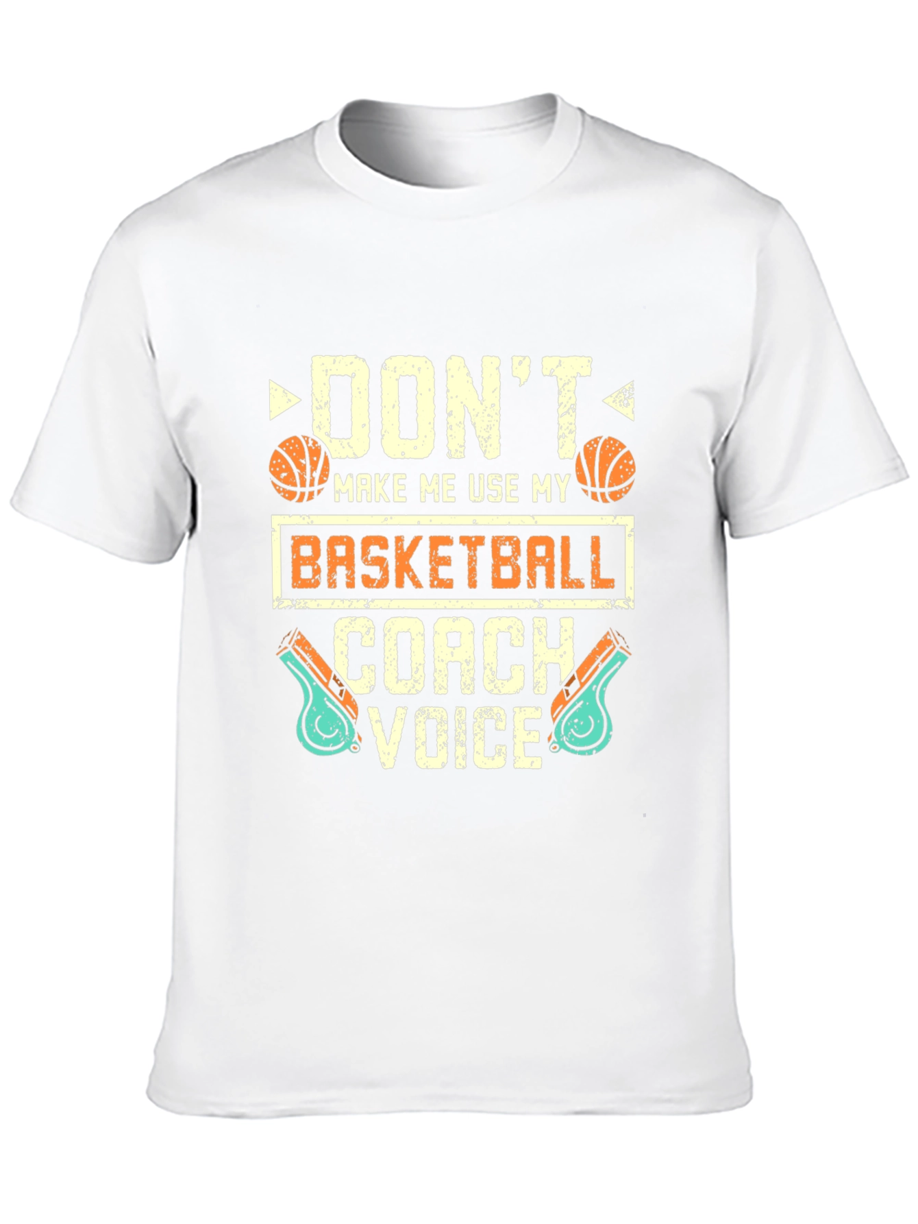Basketball Coach Voice Graphic T-Shirt
