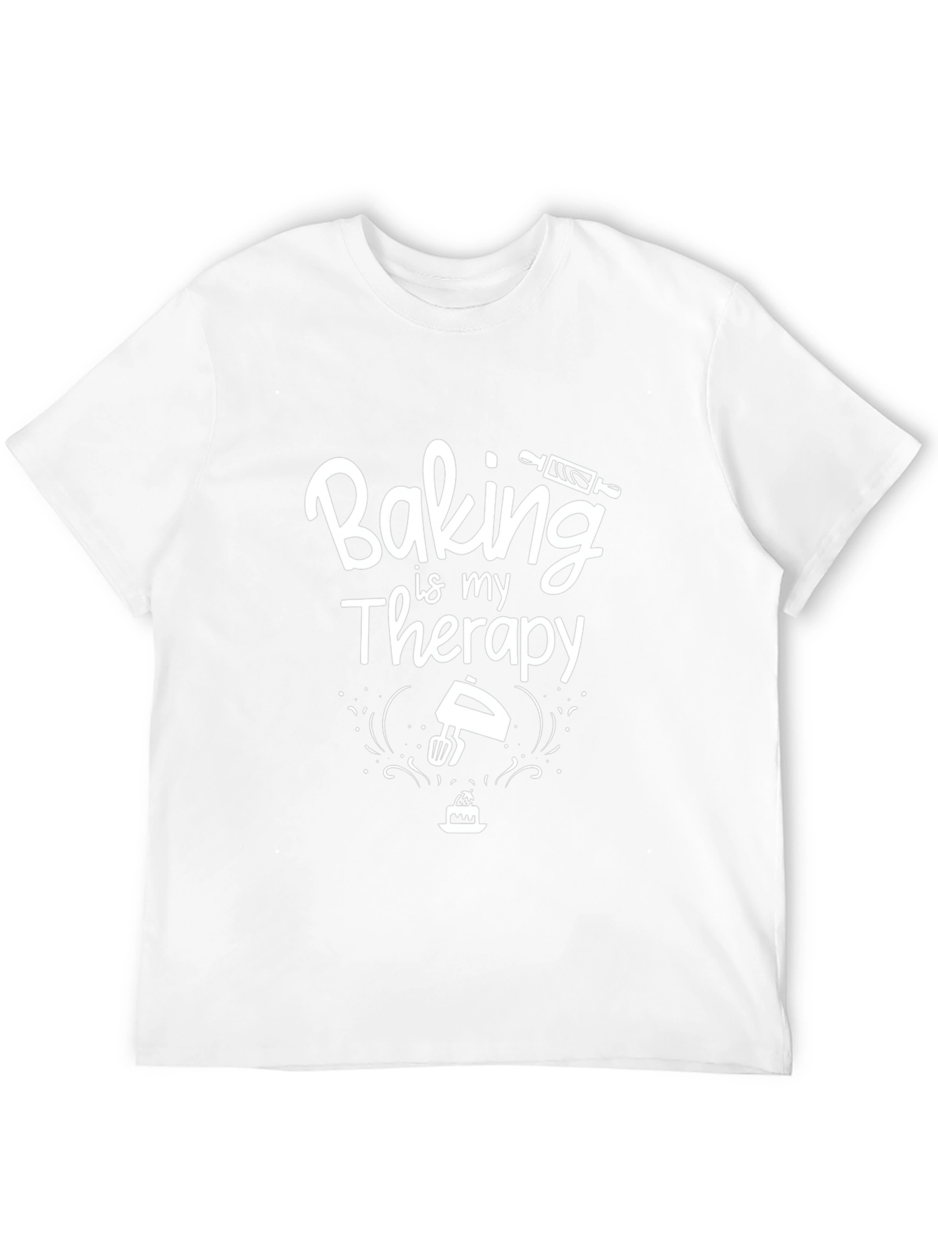 Baking is My Therapy T-Shirt | Novelty Graphic Tee