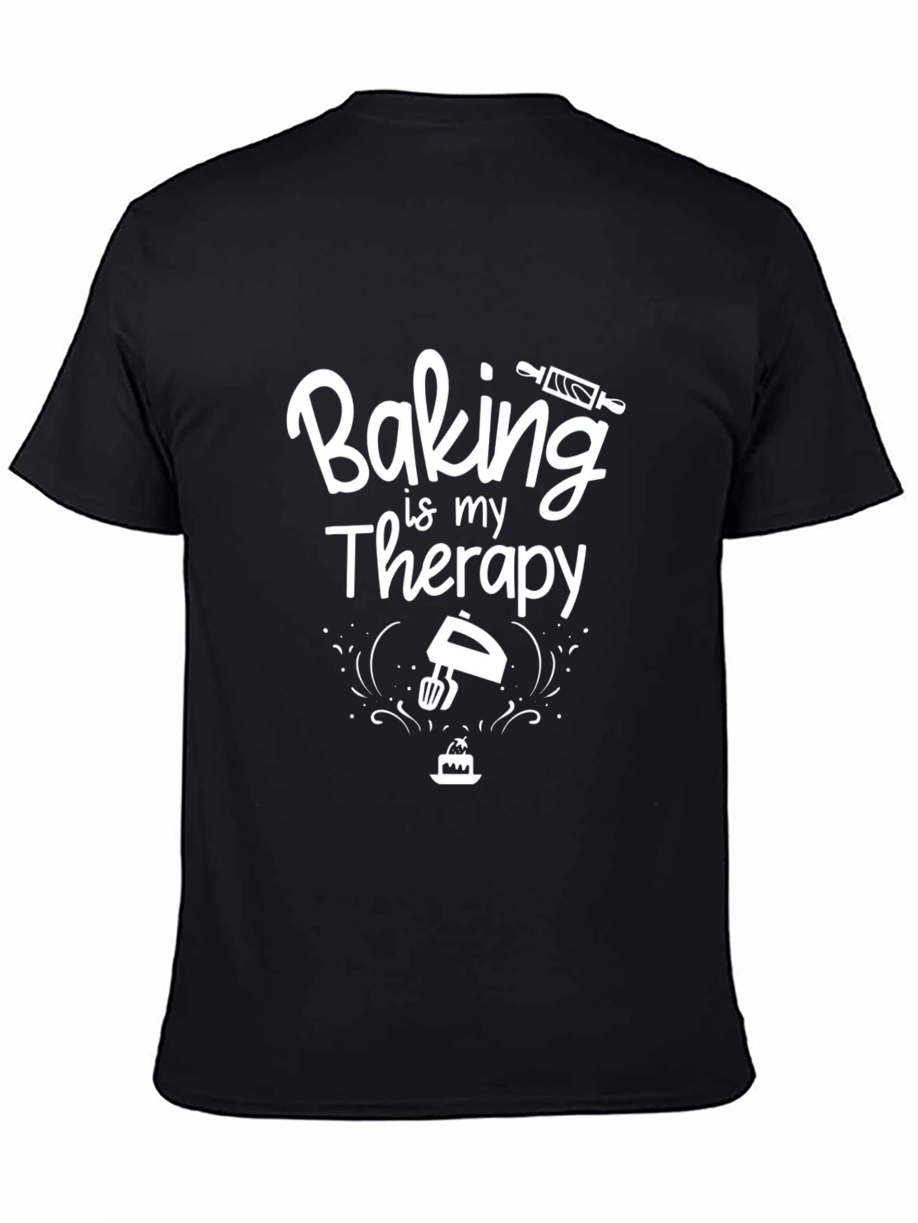 Baking is My Therapy T-Shirt | Novelty Graphic Tee