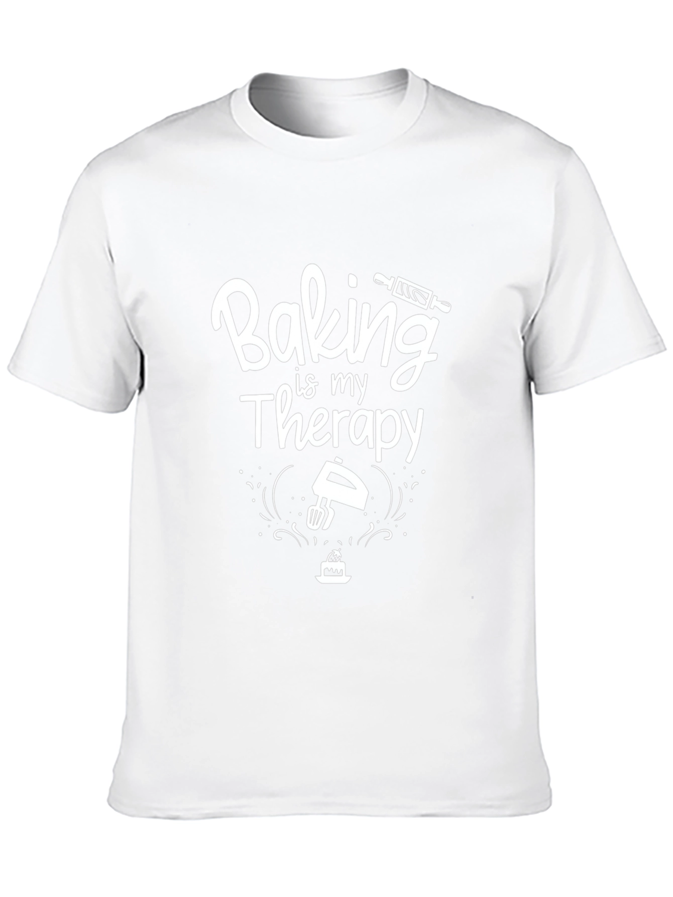 Baking is My Therapy T-Shirt | Novelty Graphic Tee