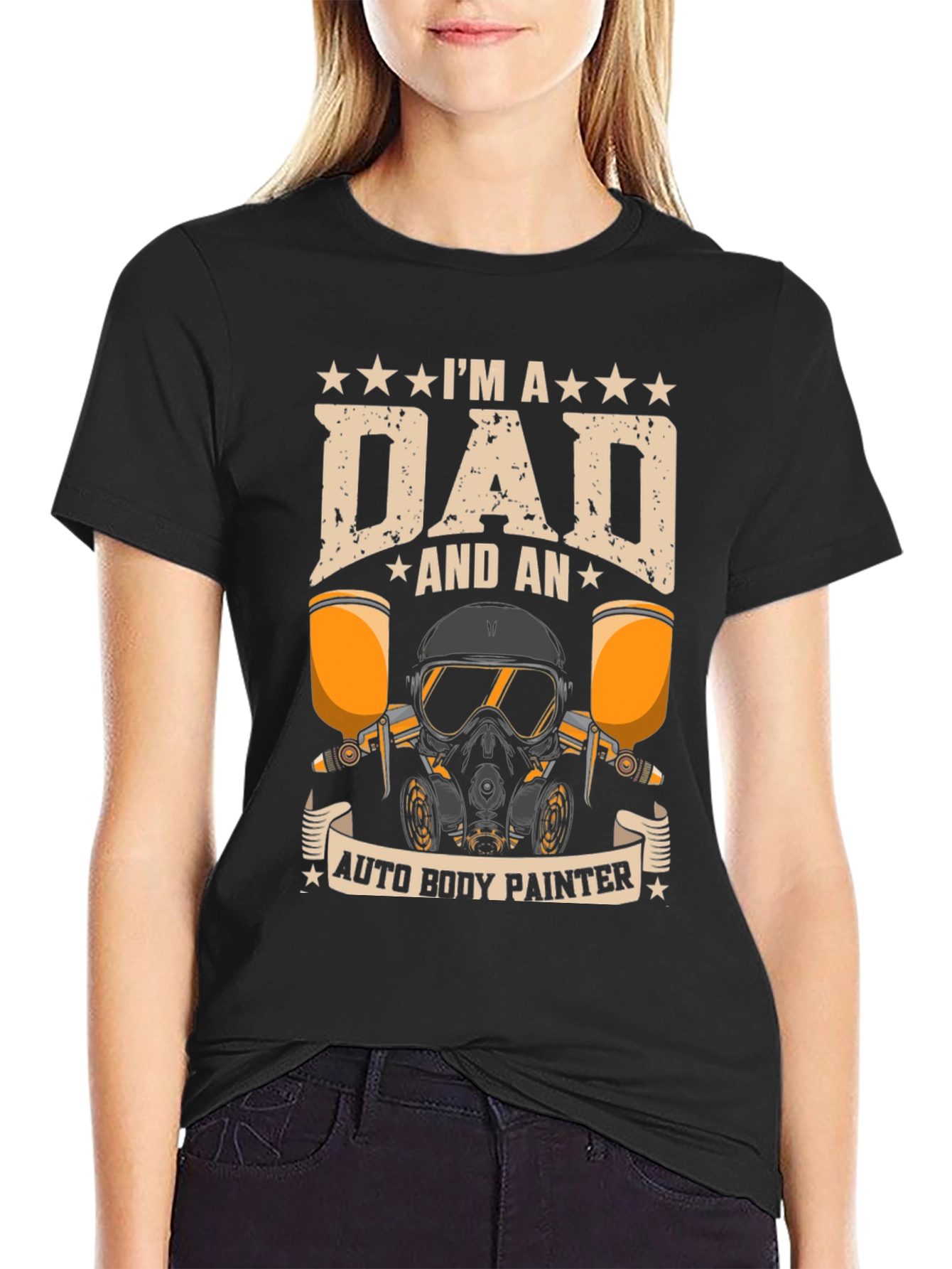 Dad Auto Body Painter Graphic Tee