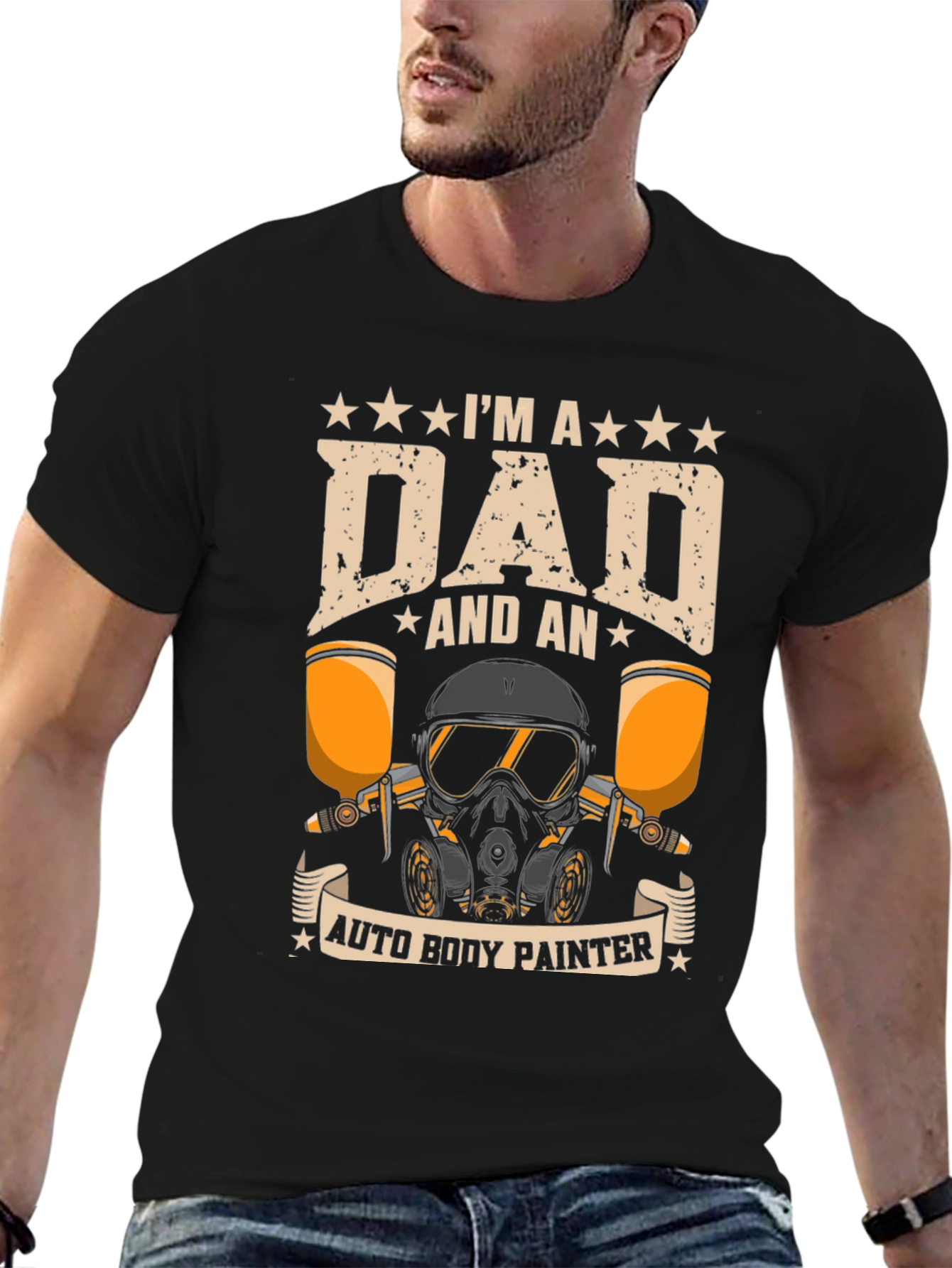 Dad Auto Body Painter Graphic Tee