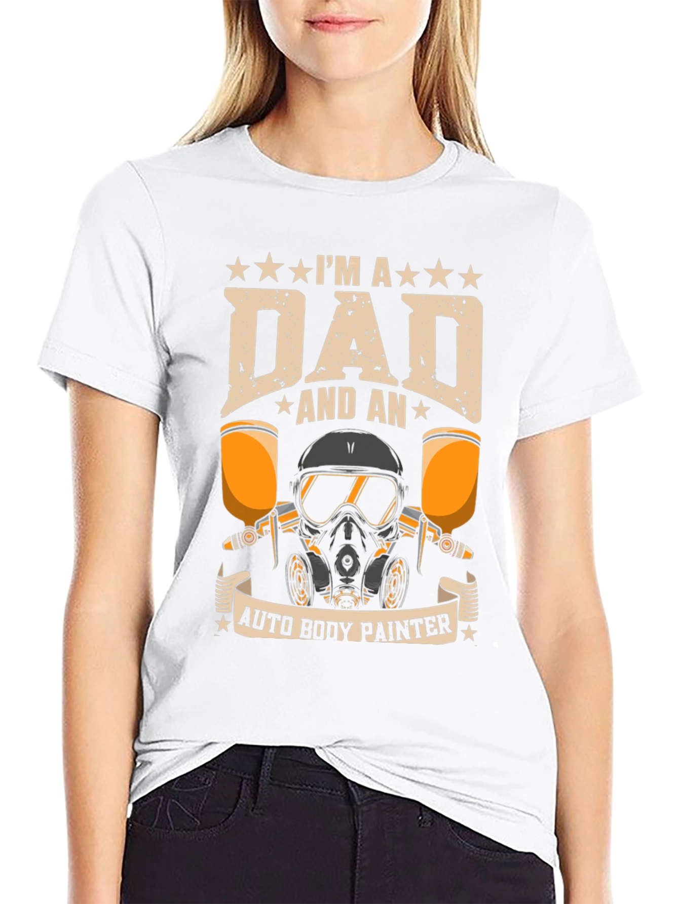 Dad Auto Body Painter Graphic Tee