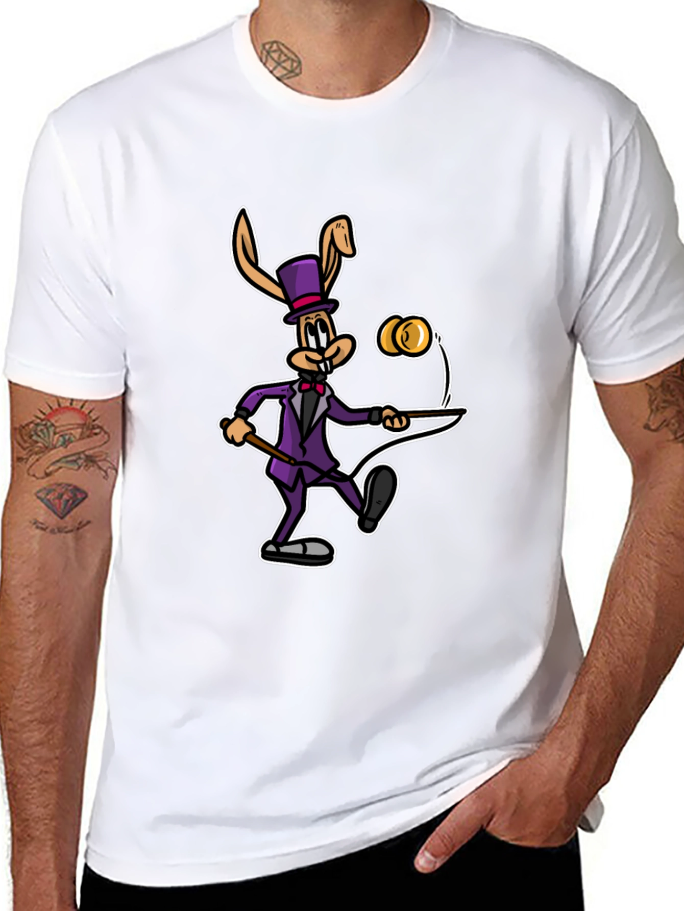 Magician Bunny Graphic Tee