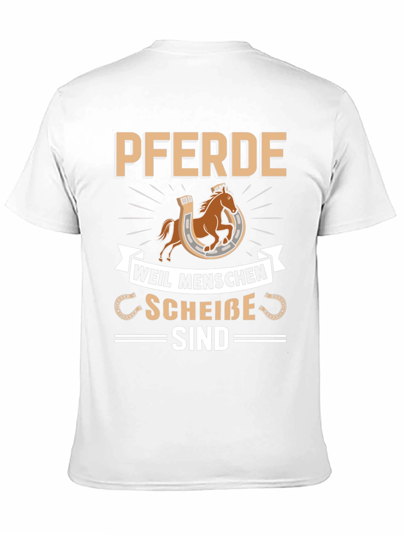 Pferde T-Shirt - Horses Funny German Saying