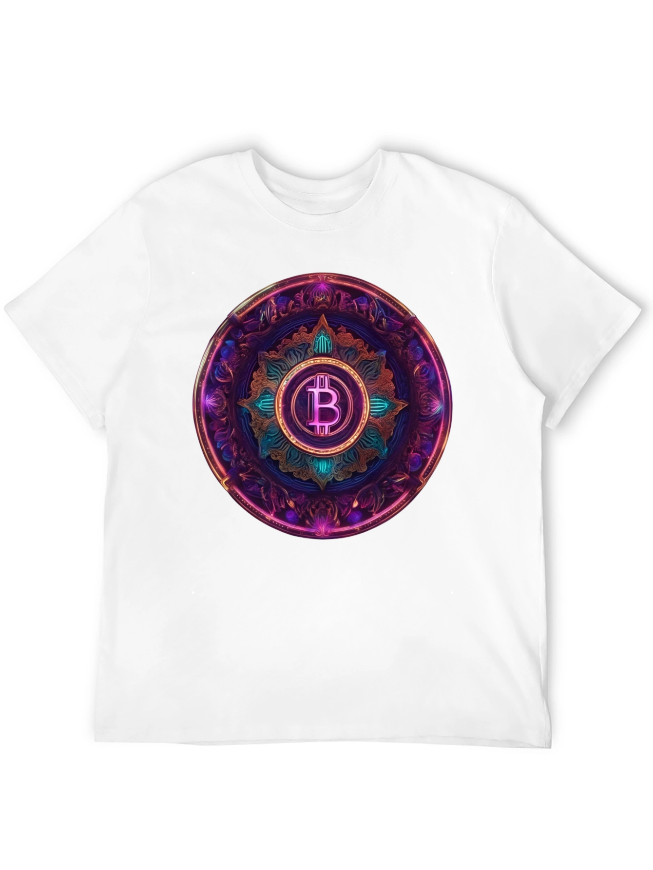 Bitcoin Mandala Graphic Tee - Crypto Currency Style