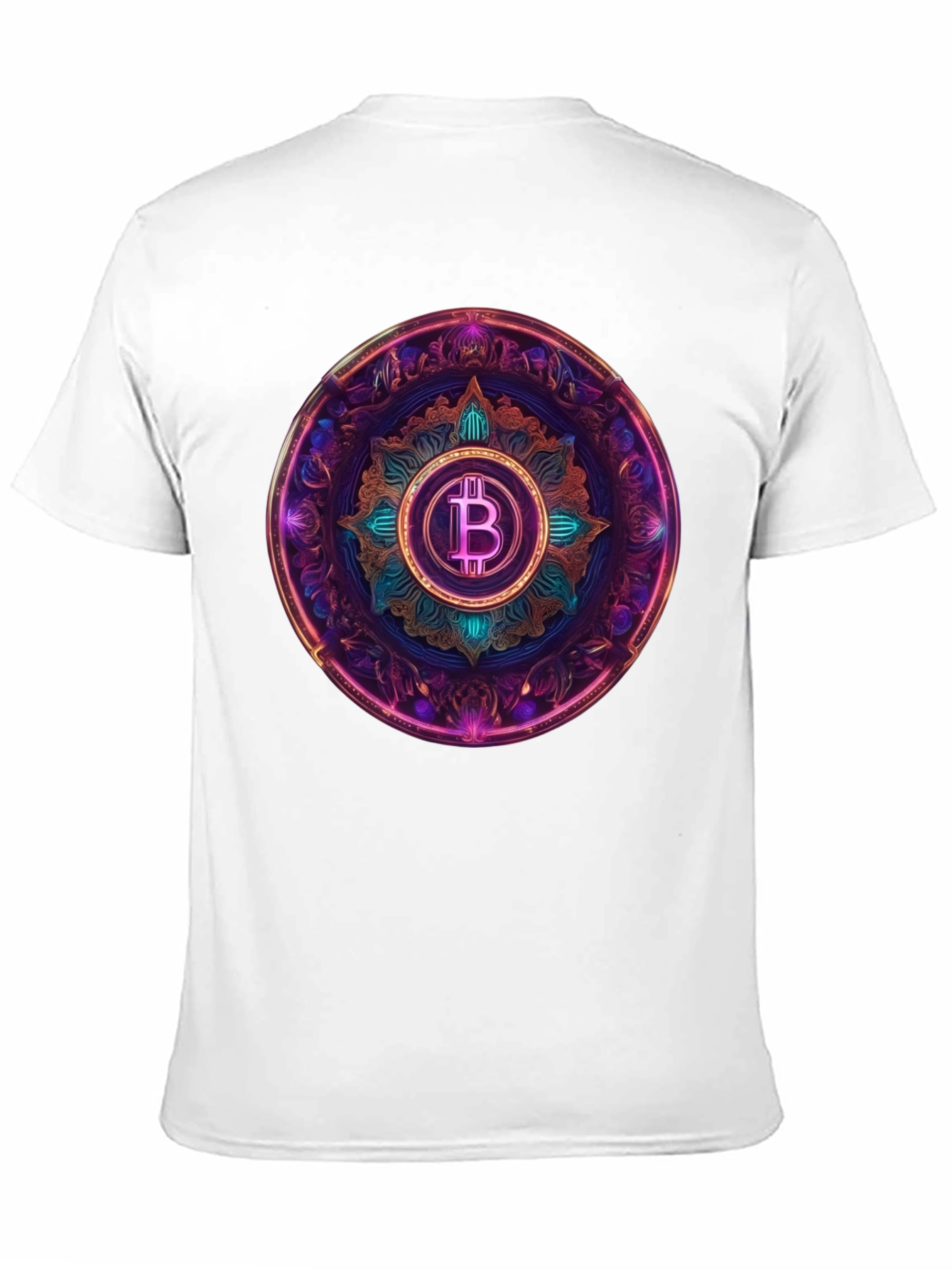 Bitcoin Mandala Graphic Tee - Crypto Currency Style