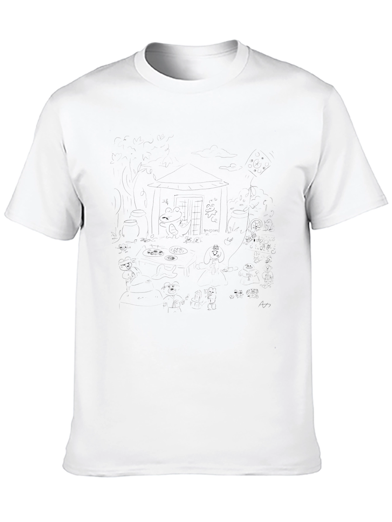 Black Graphic T-Shirt