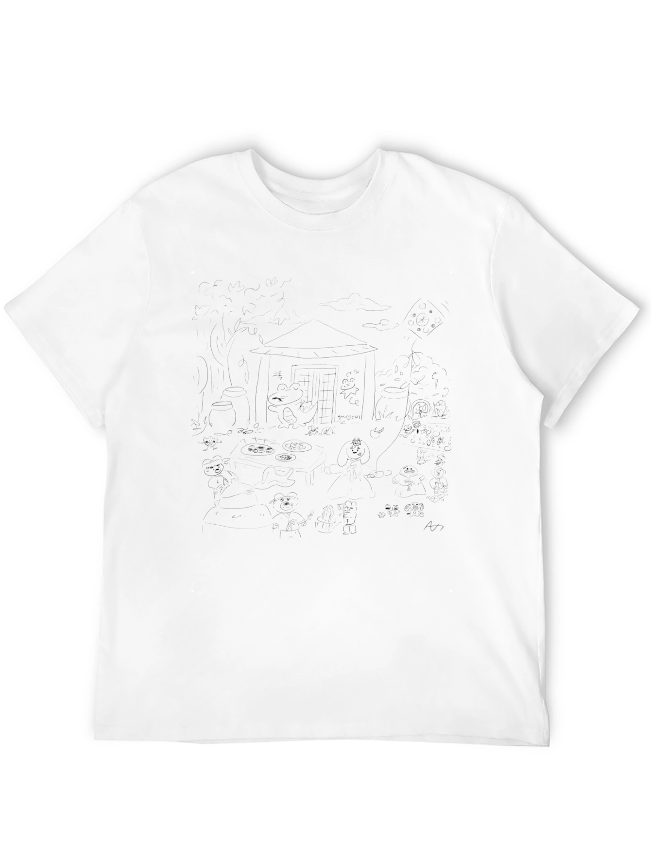 Black Graphic T-Shirt