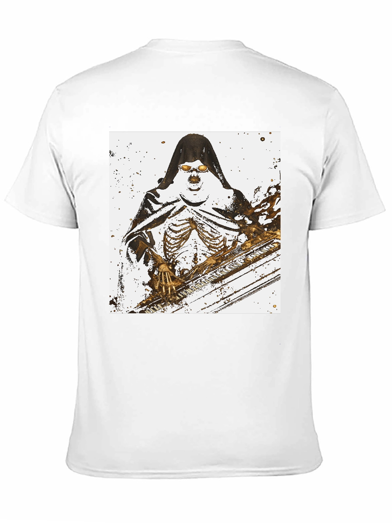 Grim Reaper Skeleton Graphic T-Shirt