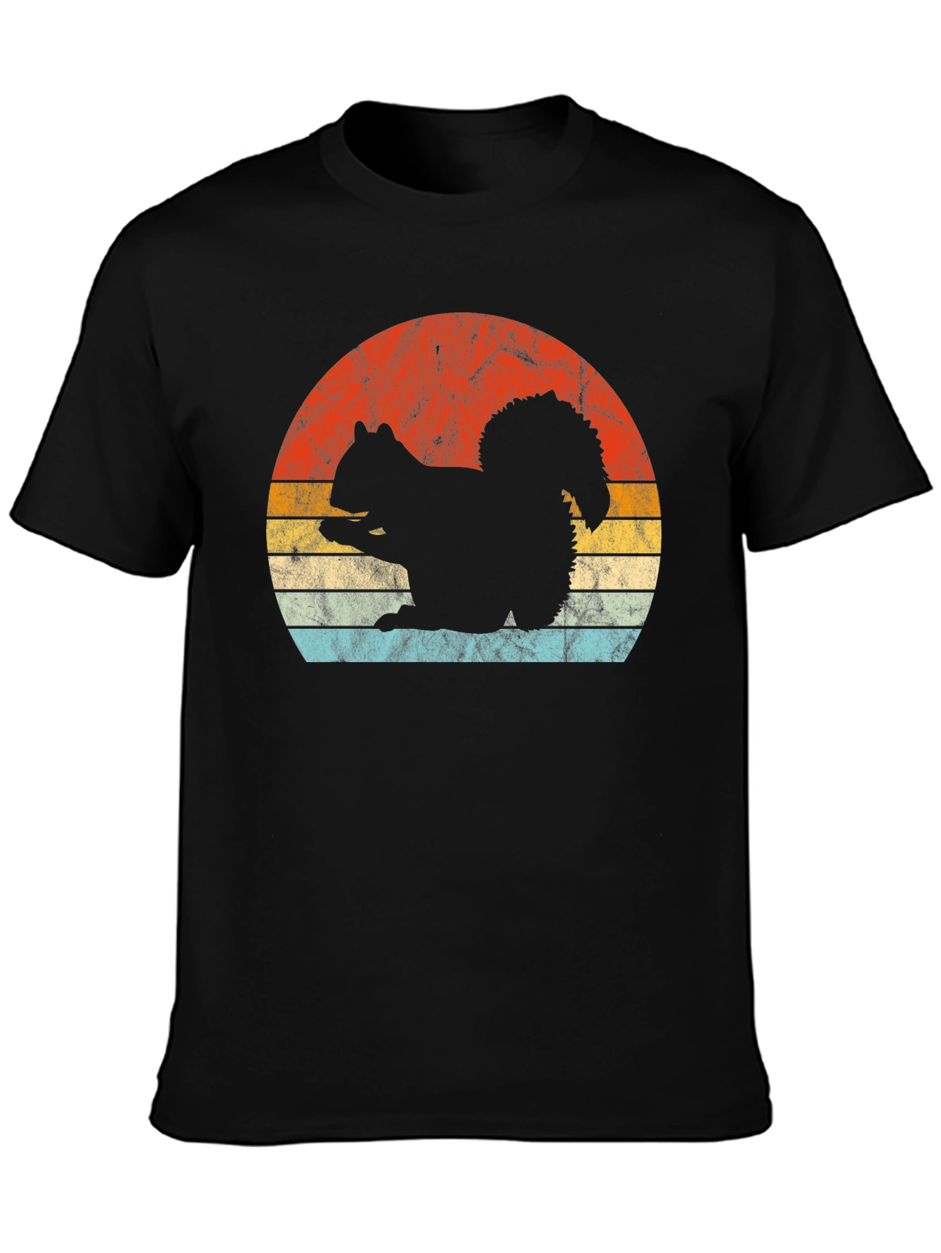 Retro Squirrel Graphic T-Shirt