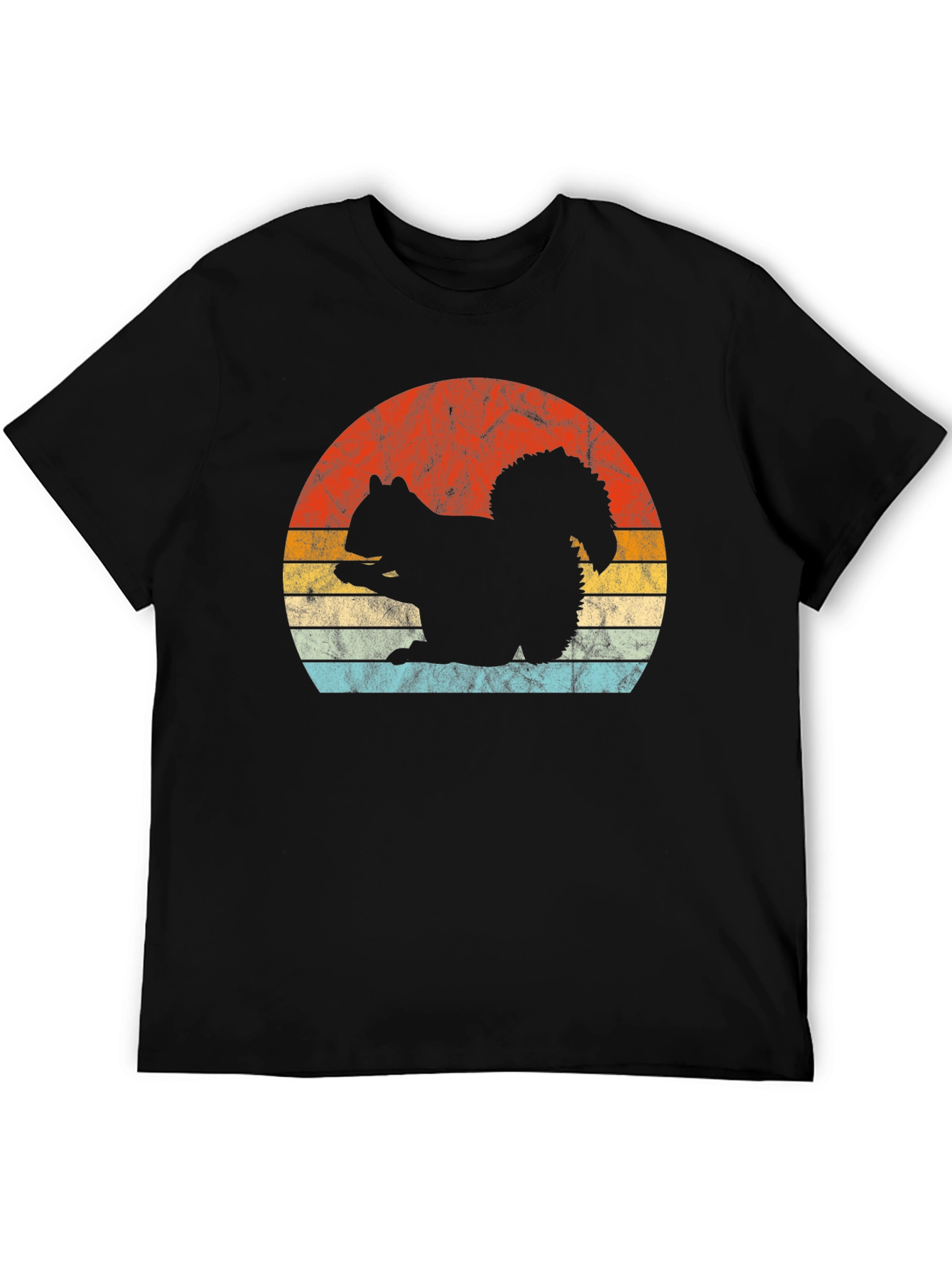 Retro Squirrel Graphic T-Shirt