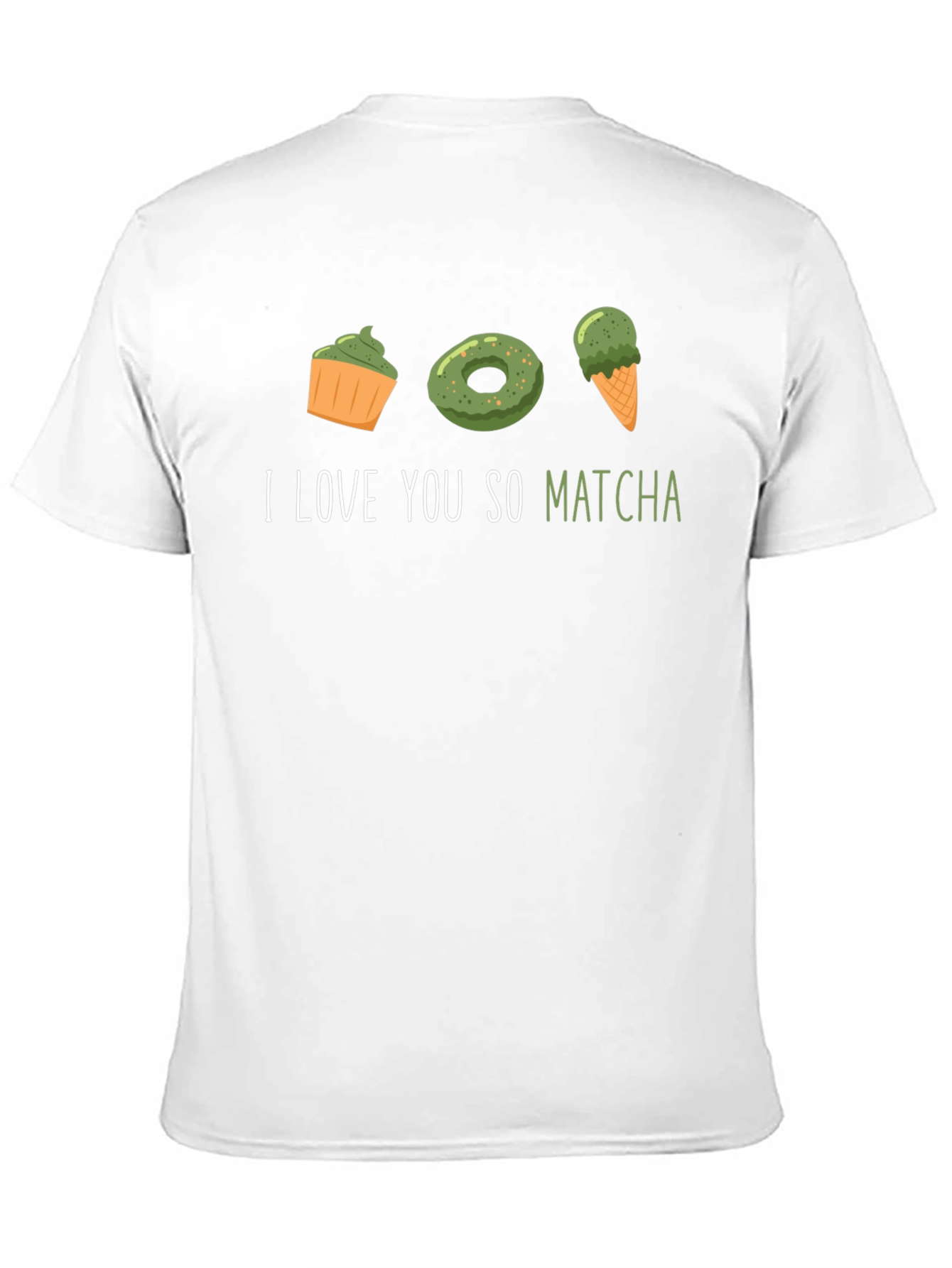 I Love You So Matcha Black T-Shirt