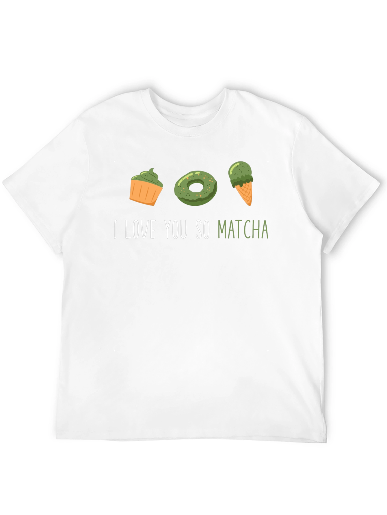 I Love You So Matcha Black T-Shirt