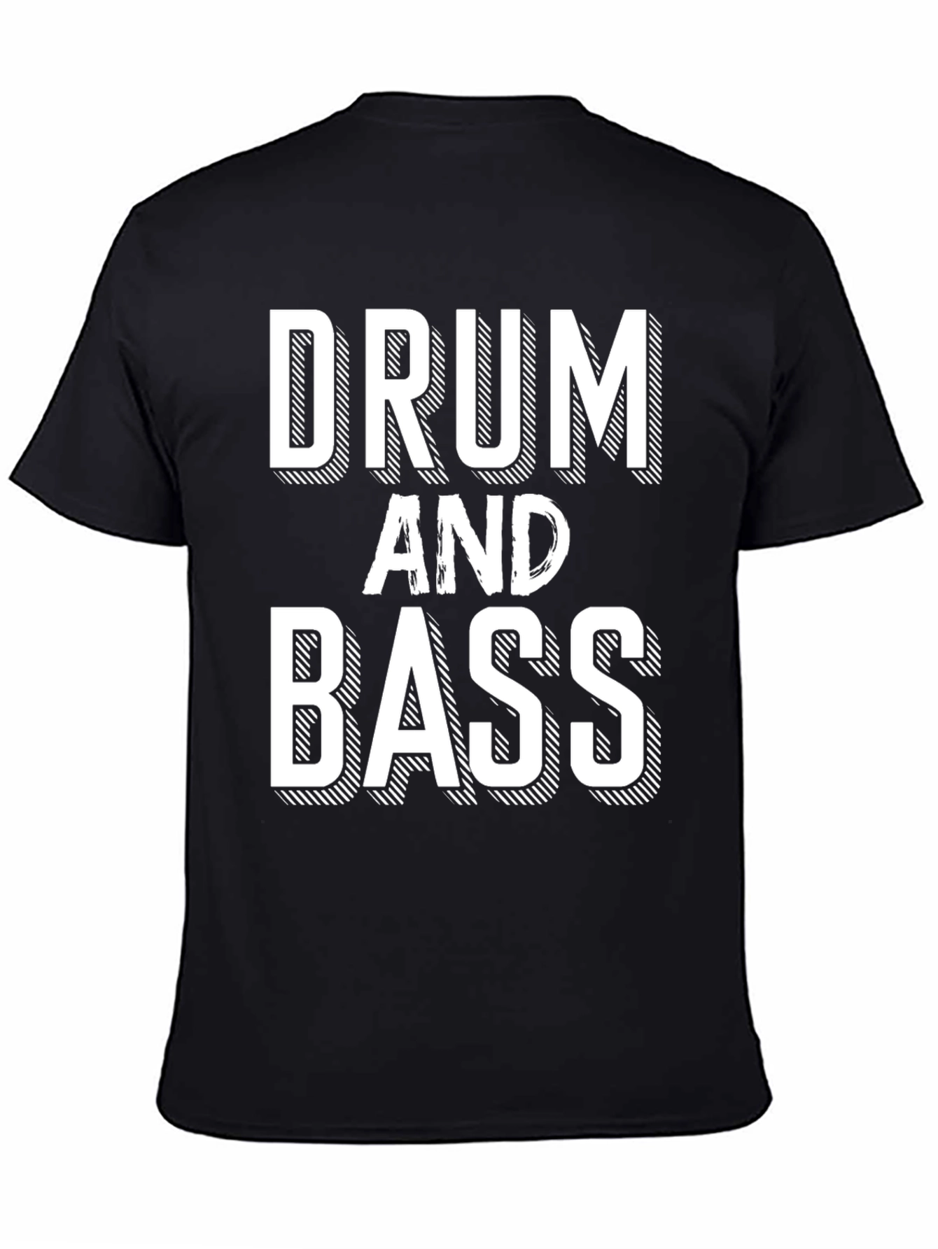 Drum and Bass Graphic Tee - Black