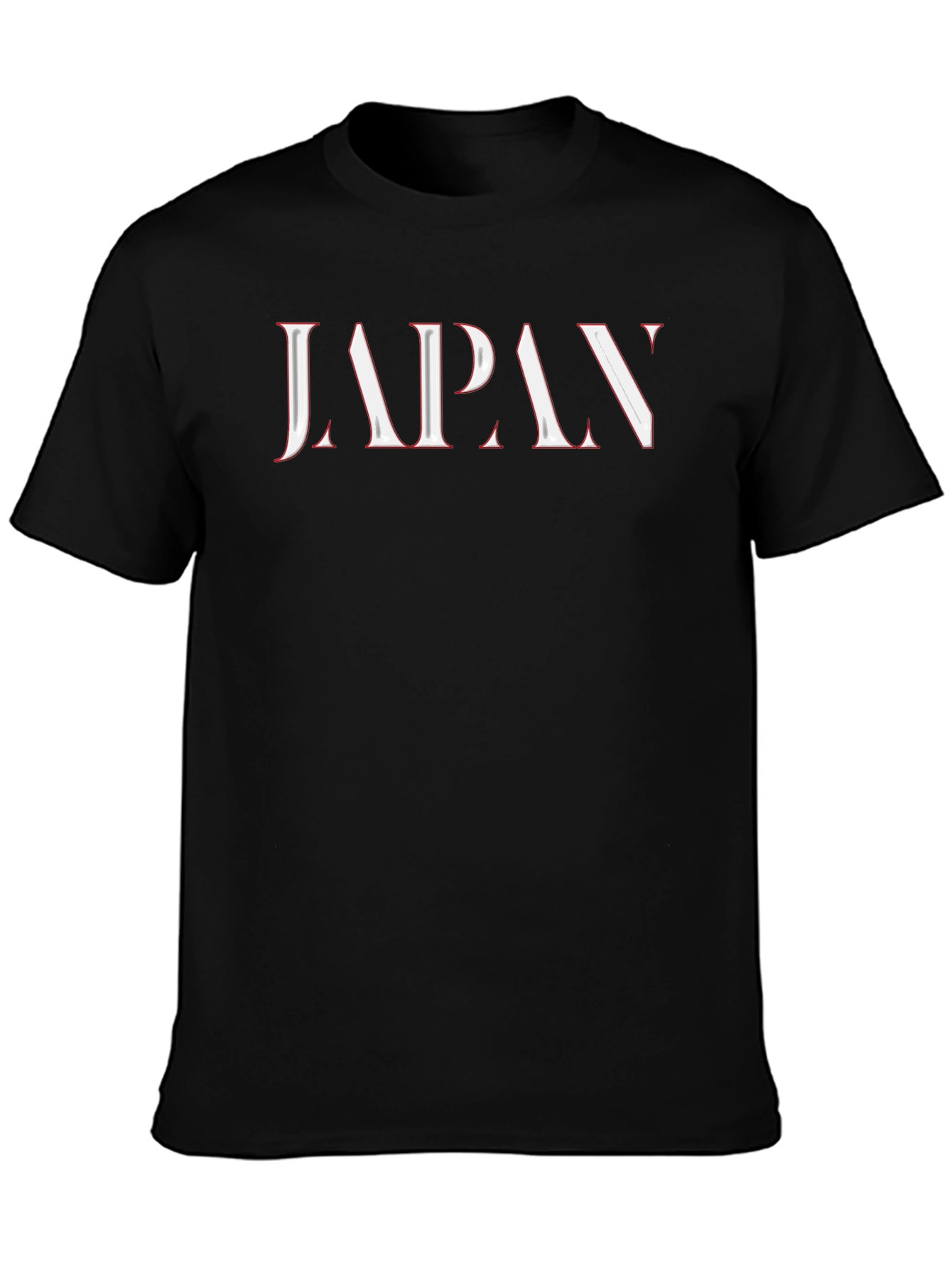 Japan Graphic Tee - Black Crew Neck