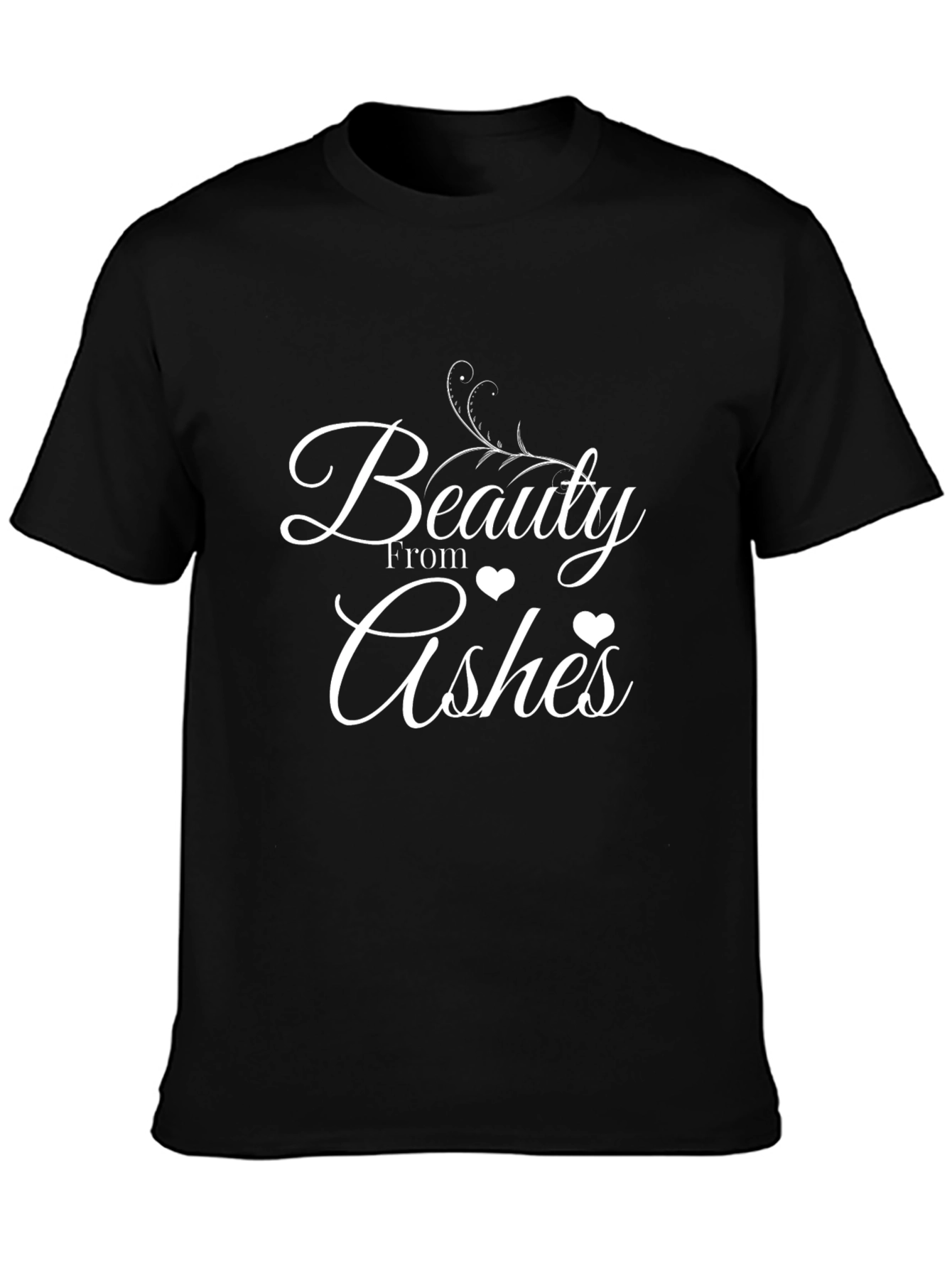 Beauty From Ashes Graphic Tee - Black