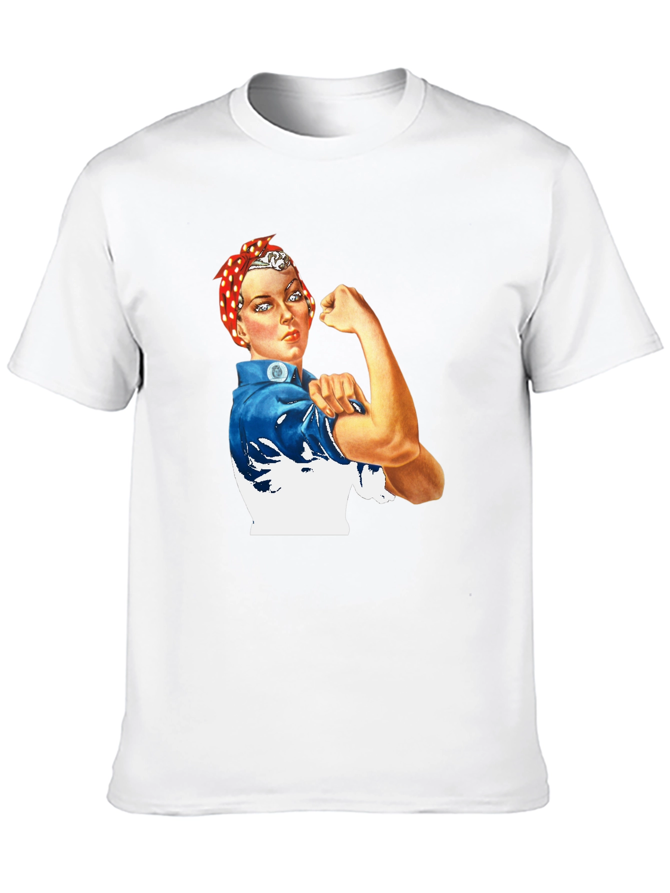 Rosie the Riveter Graphic T-Shirt - Black