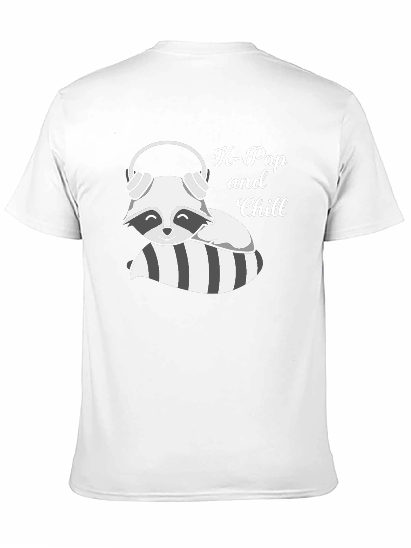 K-Pop & Chill Raccoon Graphic Tee