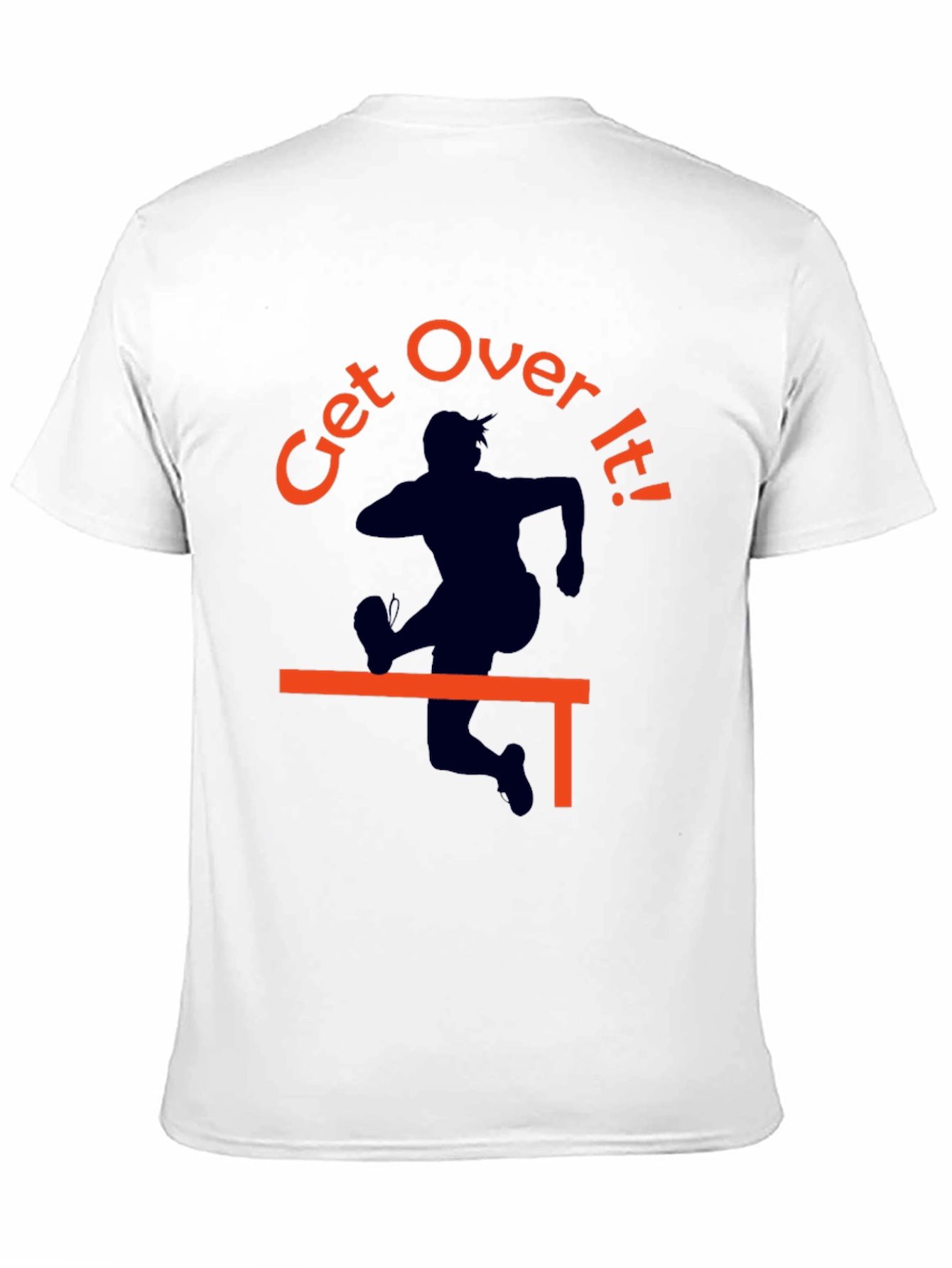 Get Over It! Graphic Tee - Black Cotton T-Shirt