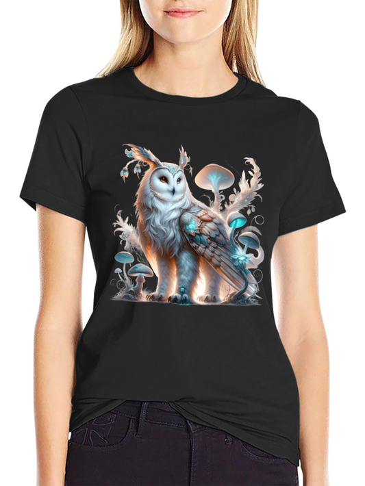 Mystical Owl Graphic T-Shirt