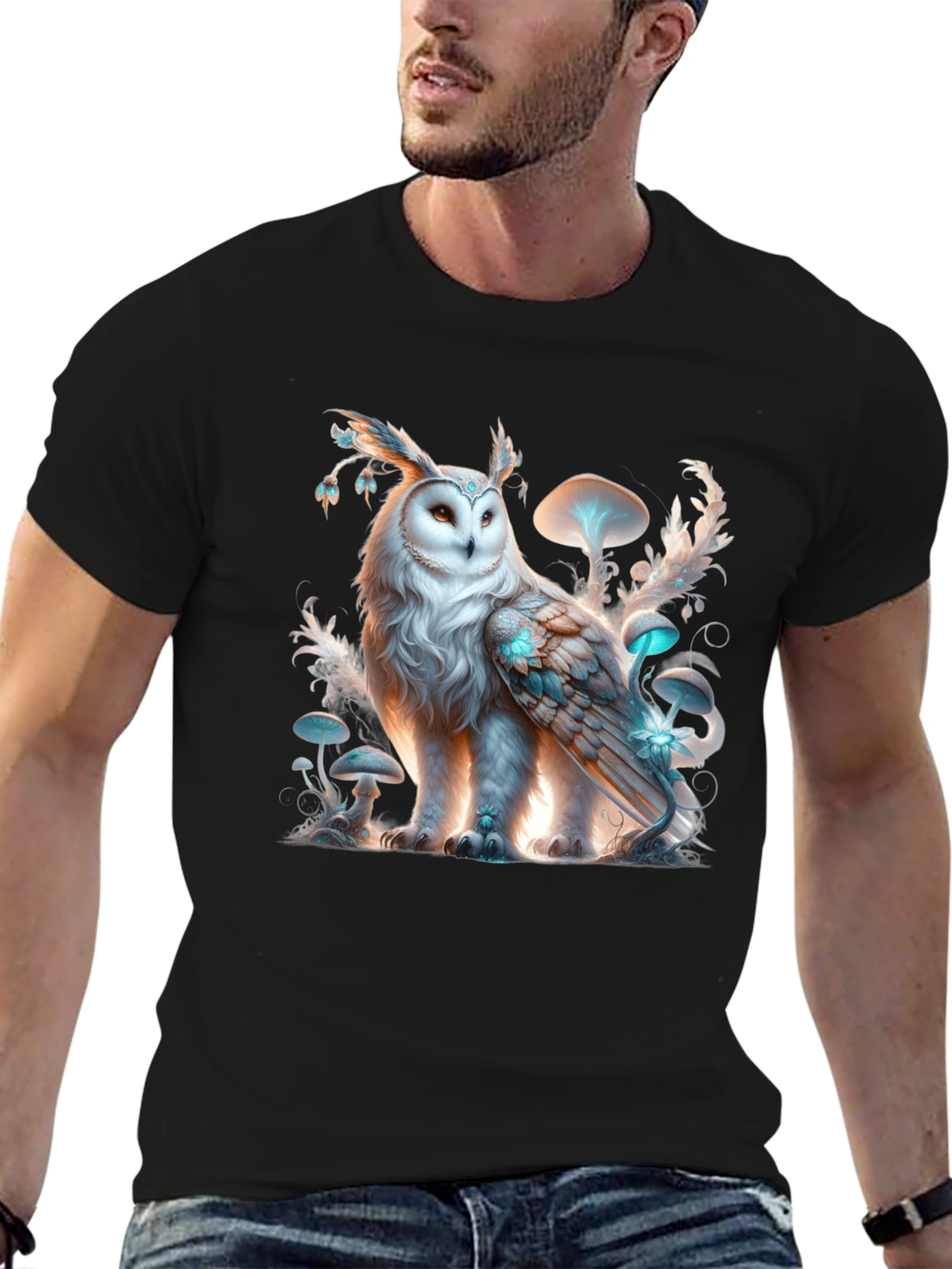 Mystical Owl Graphic T-Shirt