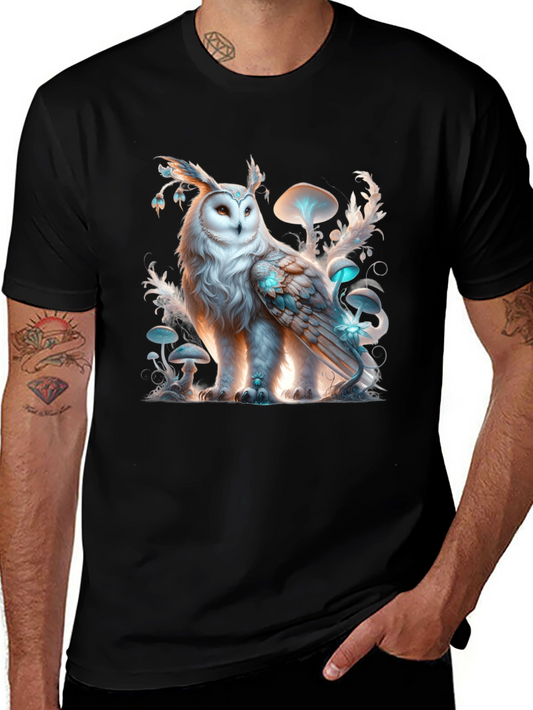 Mystical Owl Graphic T-Shirt