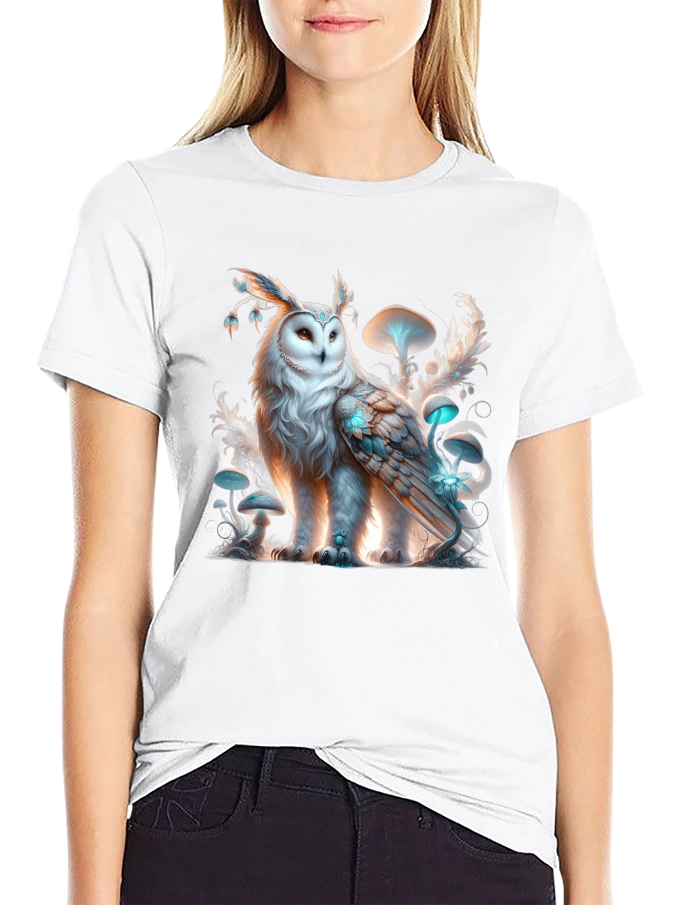 Mystical Owl Graphic T-Shirt