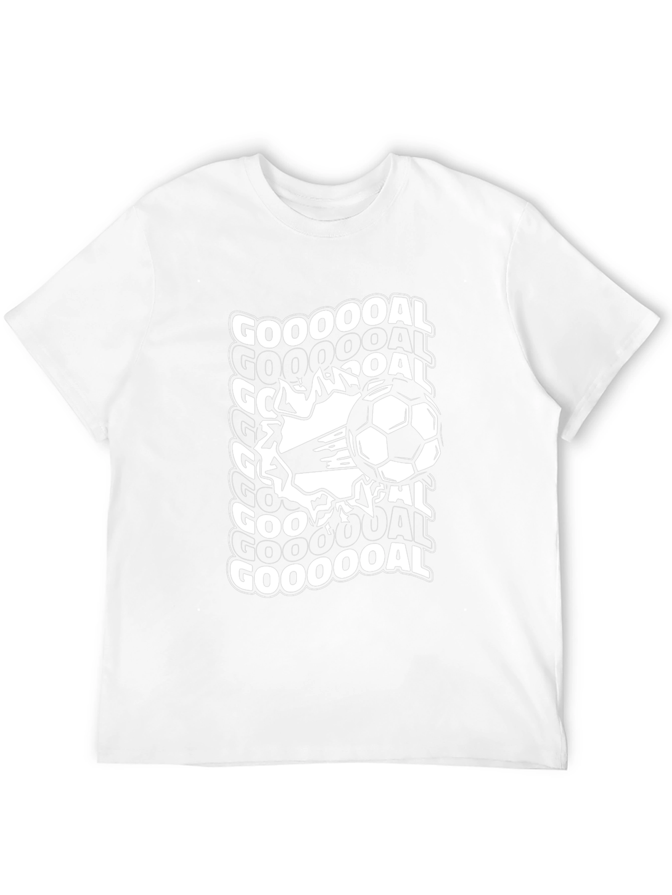 Goooooal Soccer T-Shirt - Black Graphic Tee