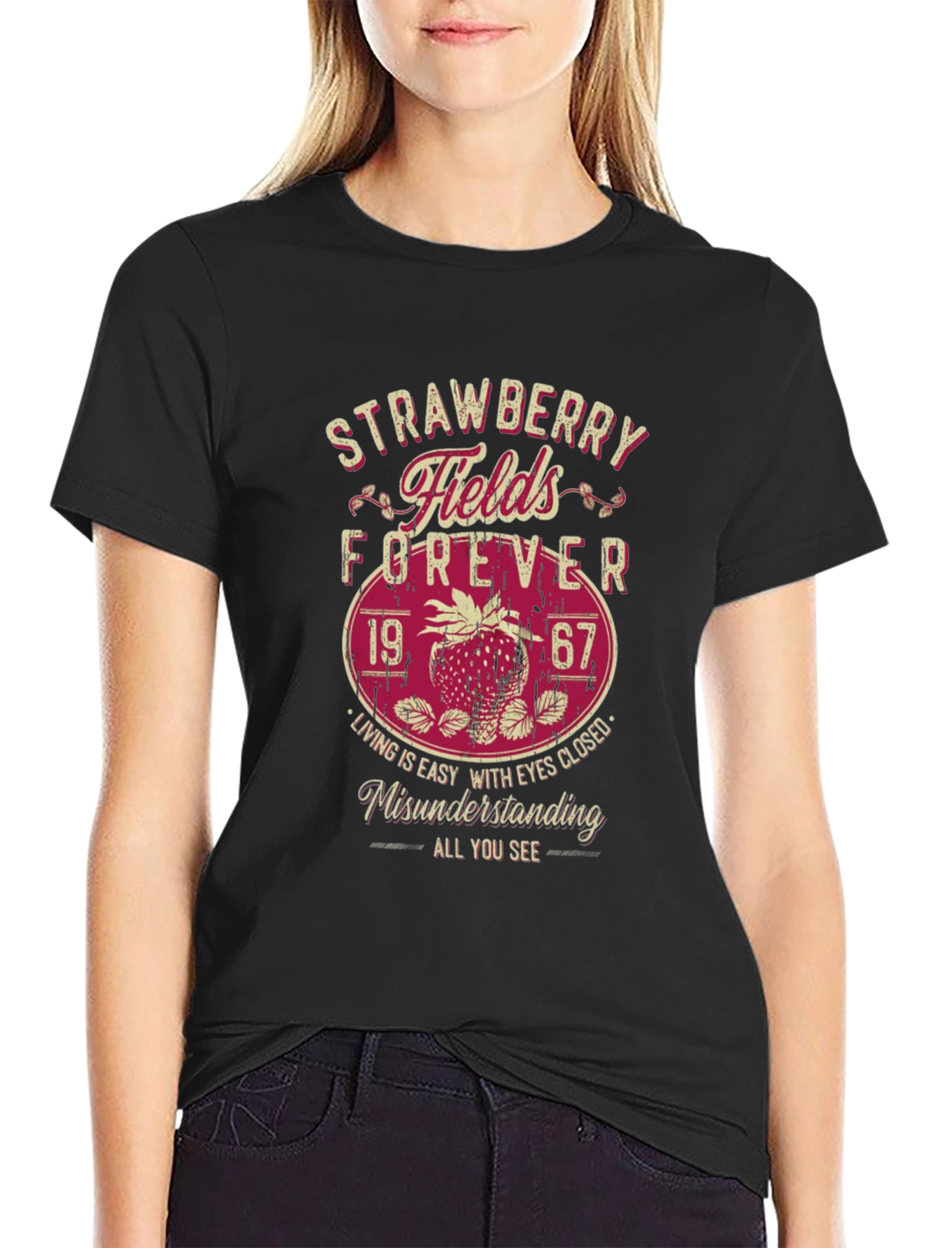 Strawberry Fields Forever Graphic Tee