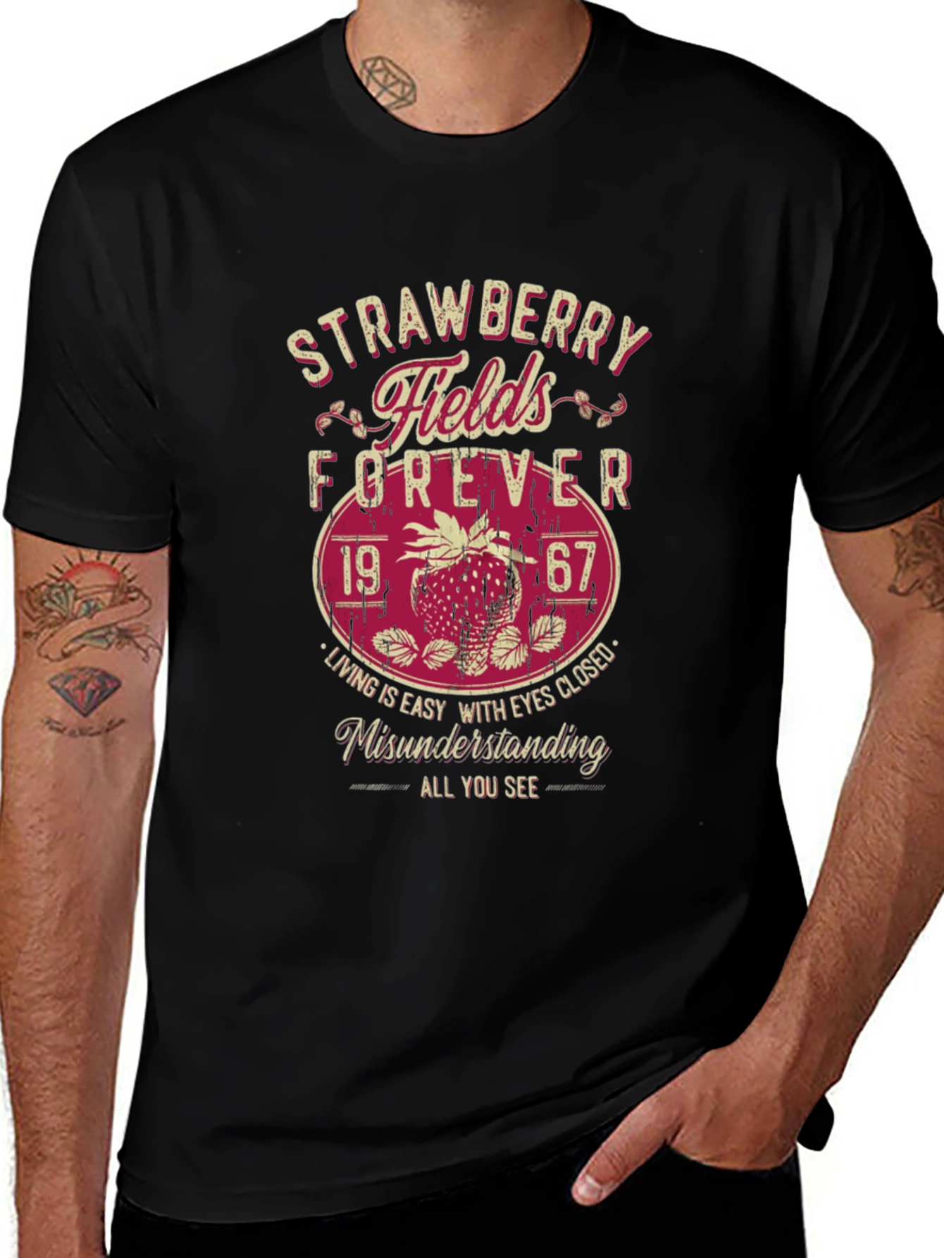 Strawberry Fields Forever Graphic Tee
