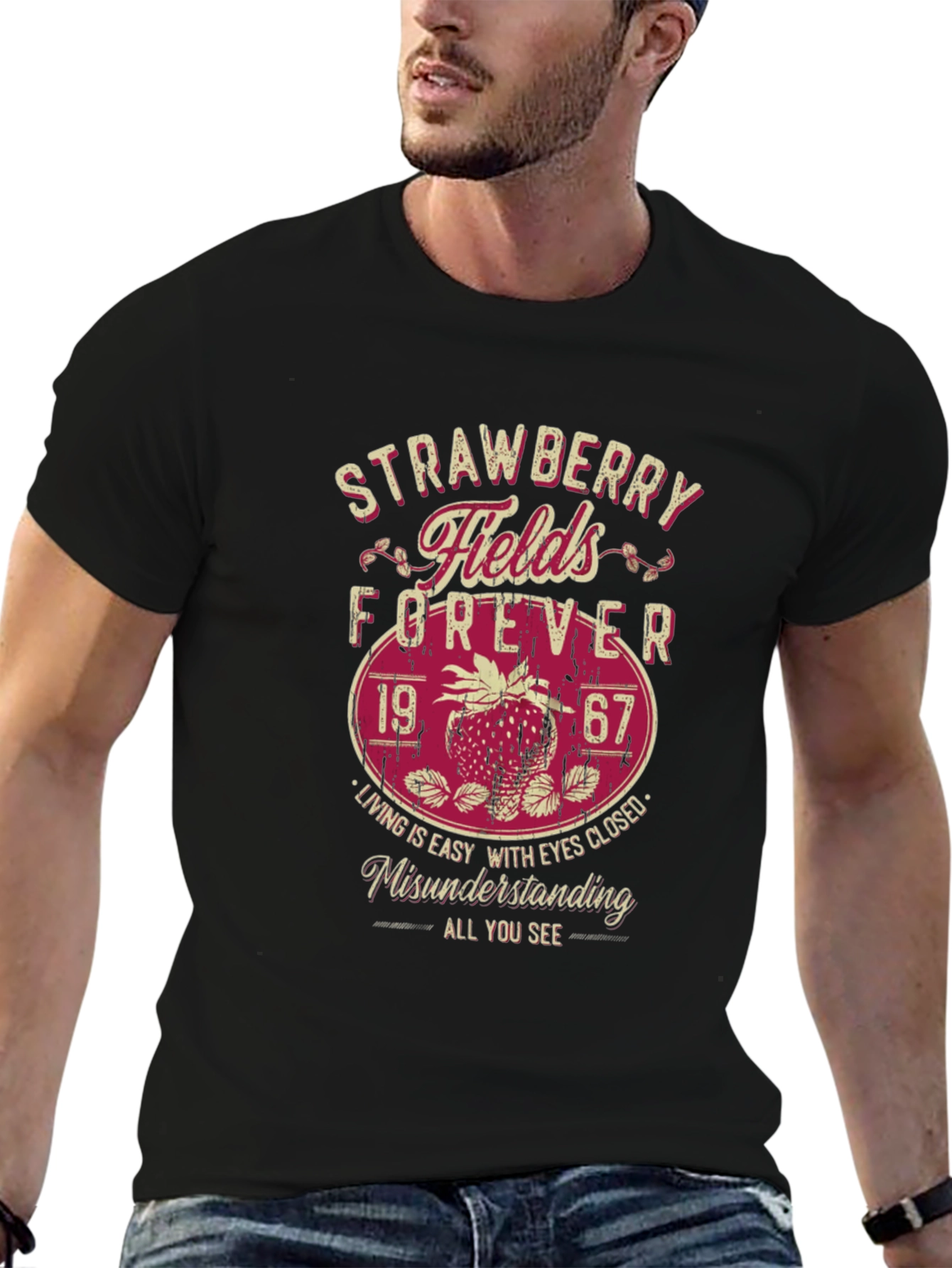 Strawberry Fields Forever Graphic Tee