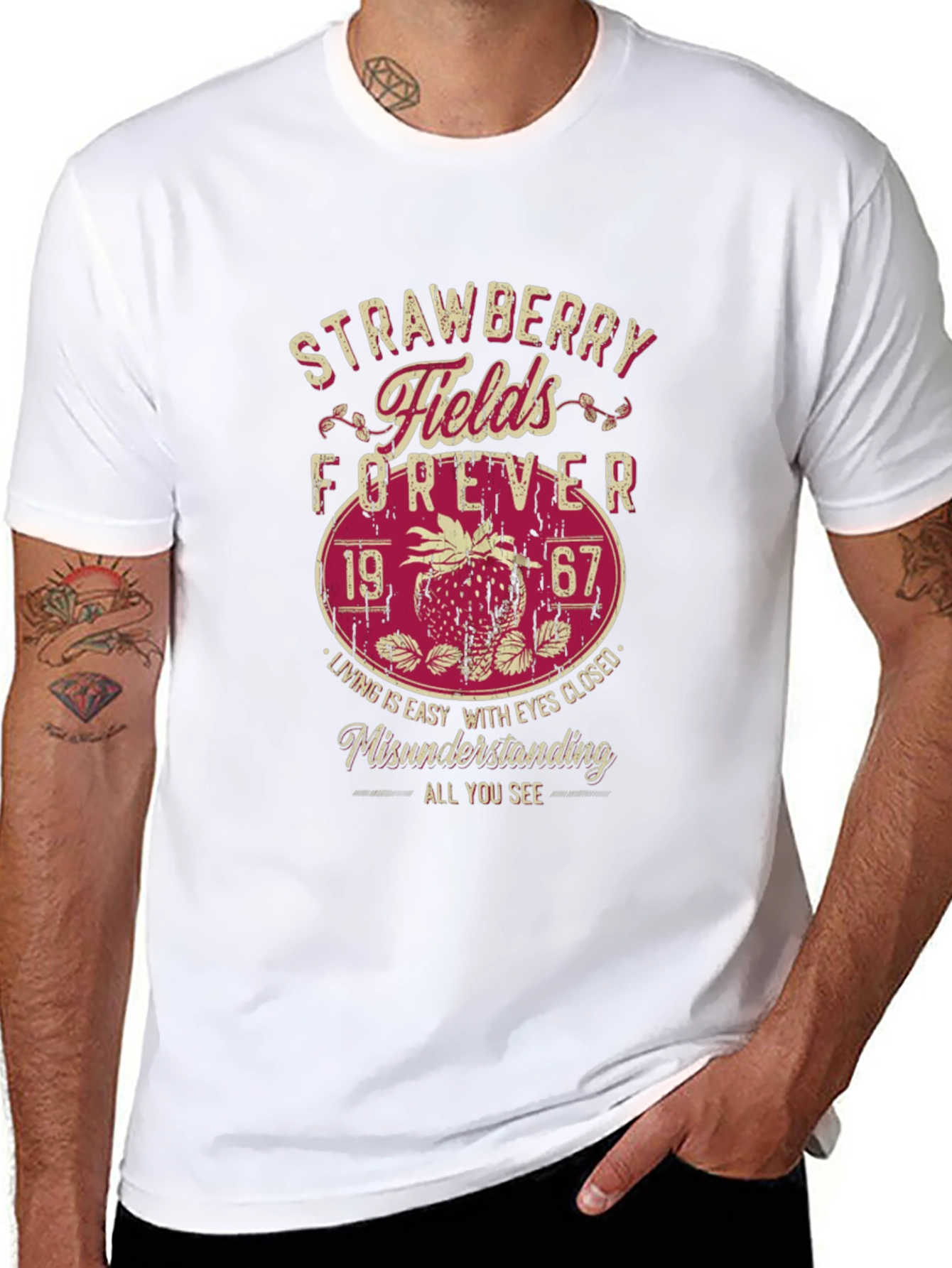 Strawberry Fields Forever Graphic Tee