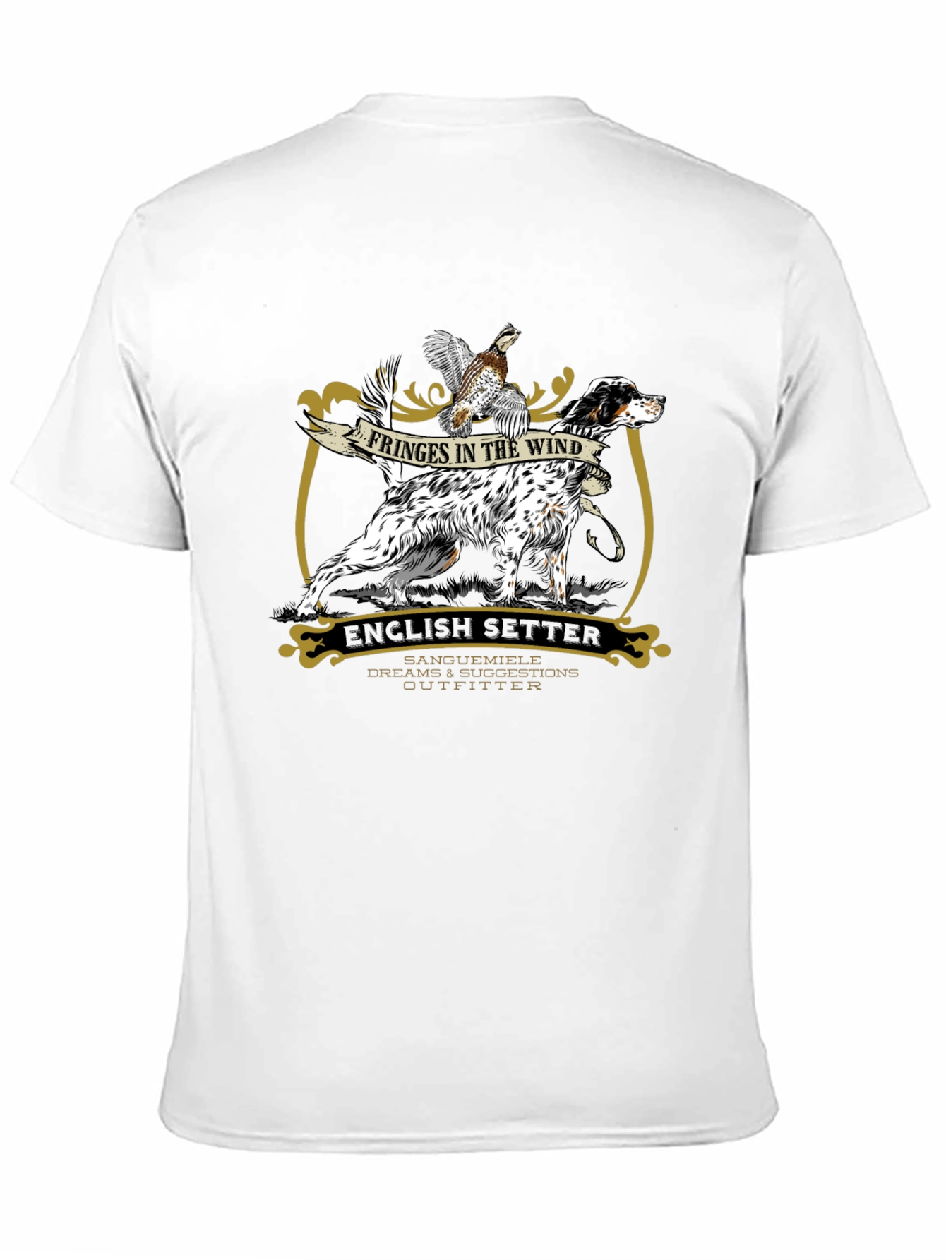 English Setter Dog T-Shirt - Hunting Apparel