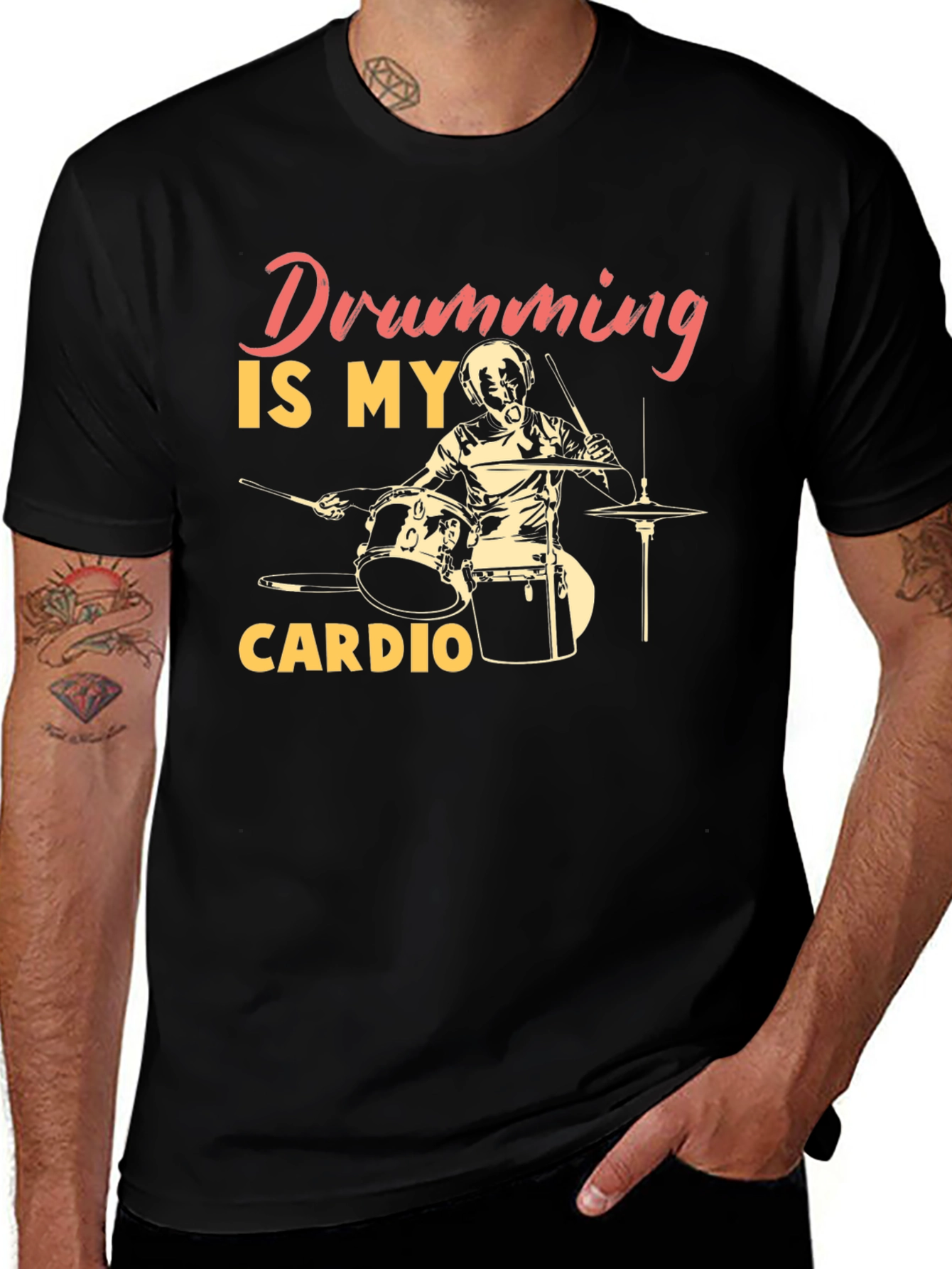 Drumming is My Cardio T-Shirt