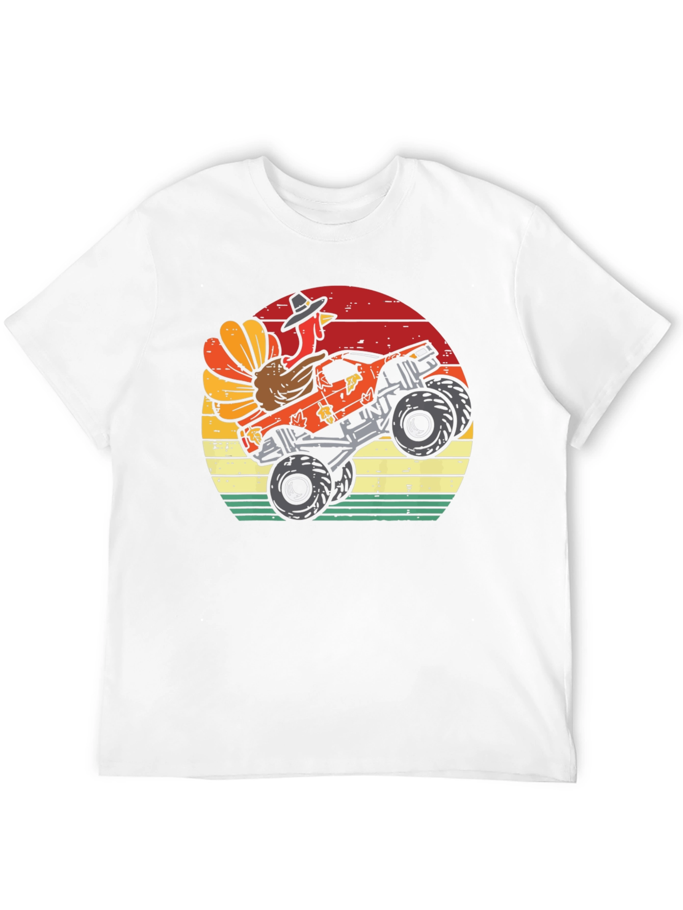 Turkey Monster Truck Thanksgiving T-Shirt