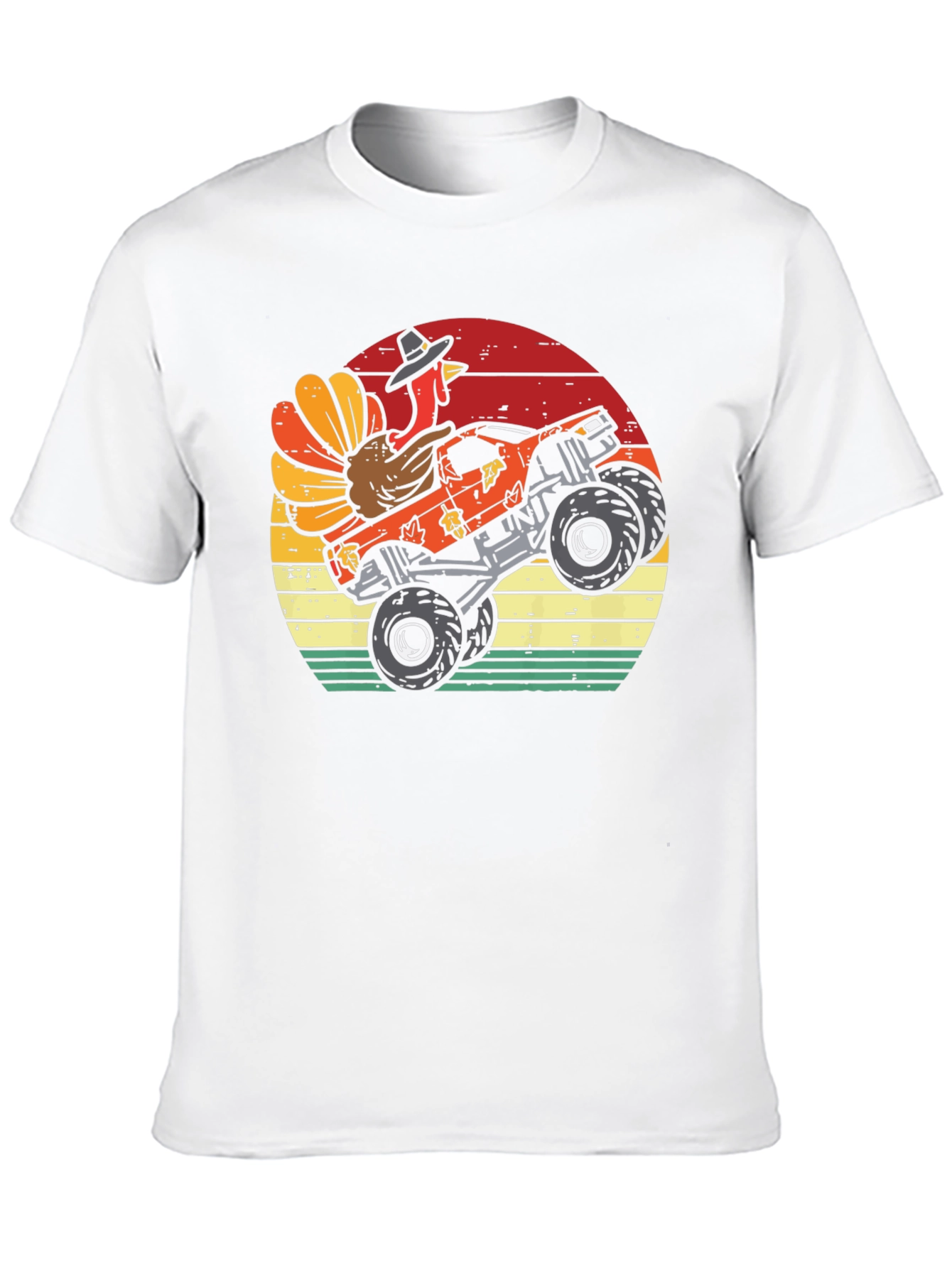 Turkey Monster Truck Thanksgiving T-Shirt