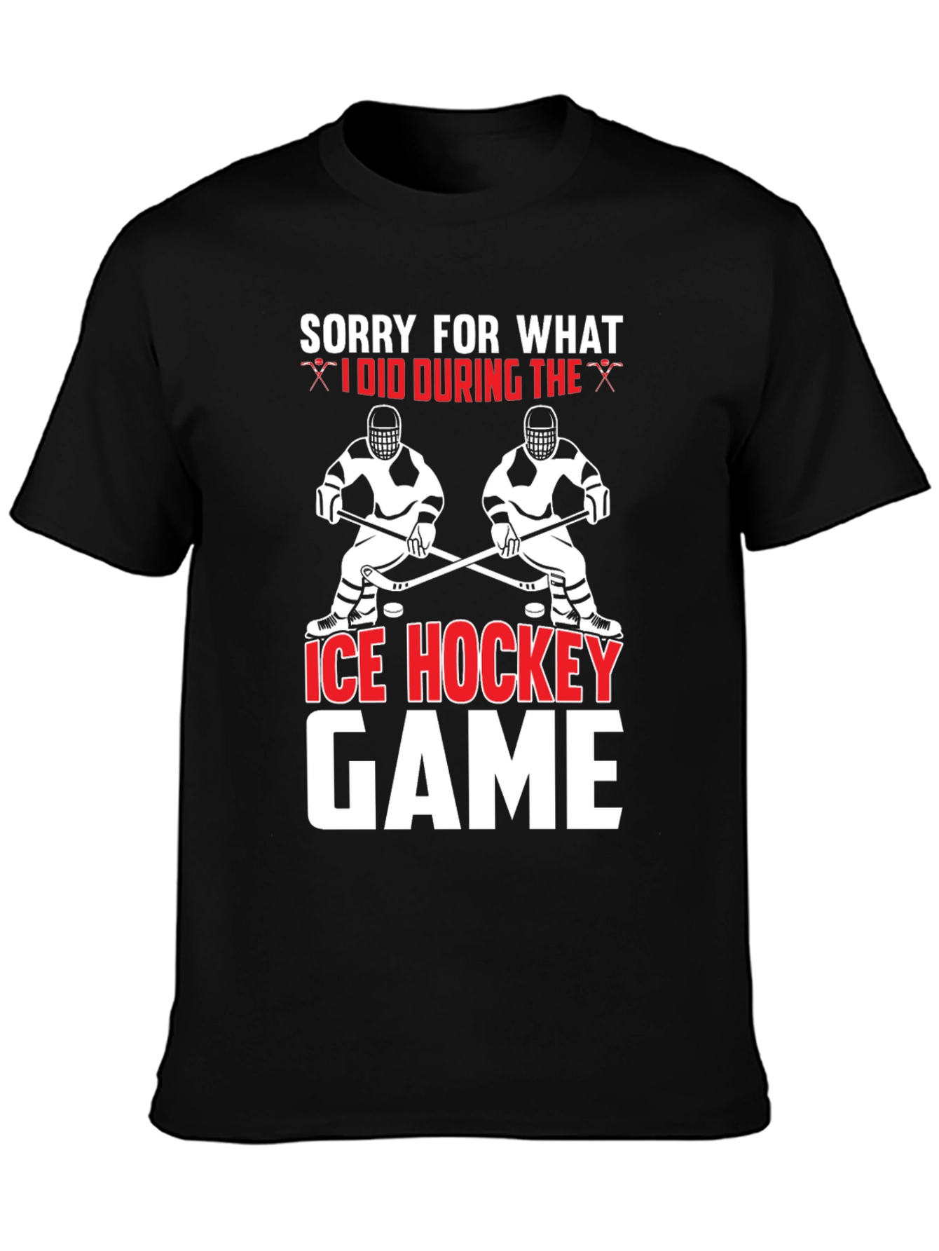 Funny Ice Hockey Game T-Shirt