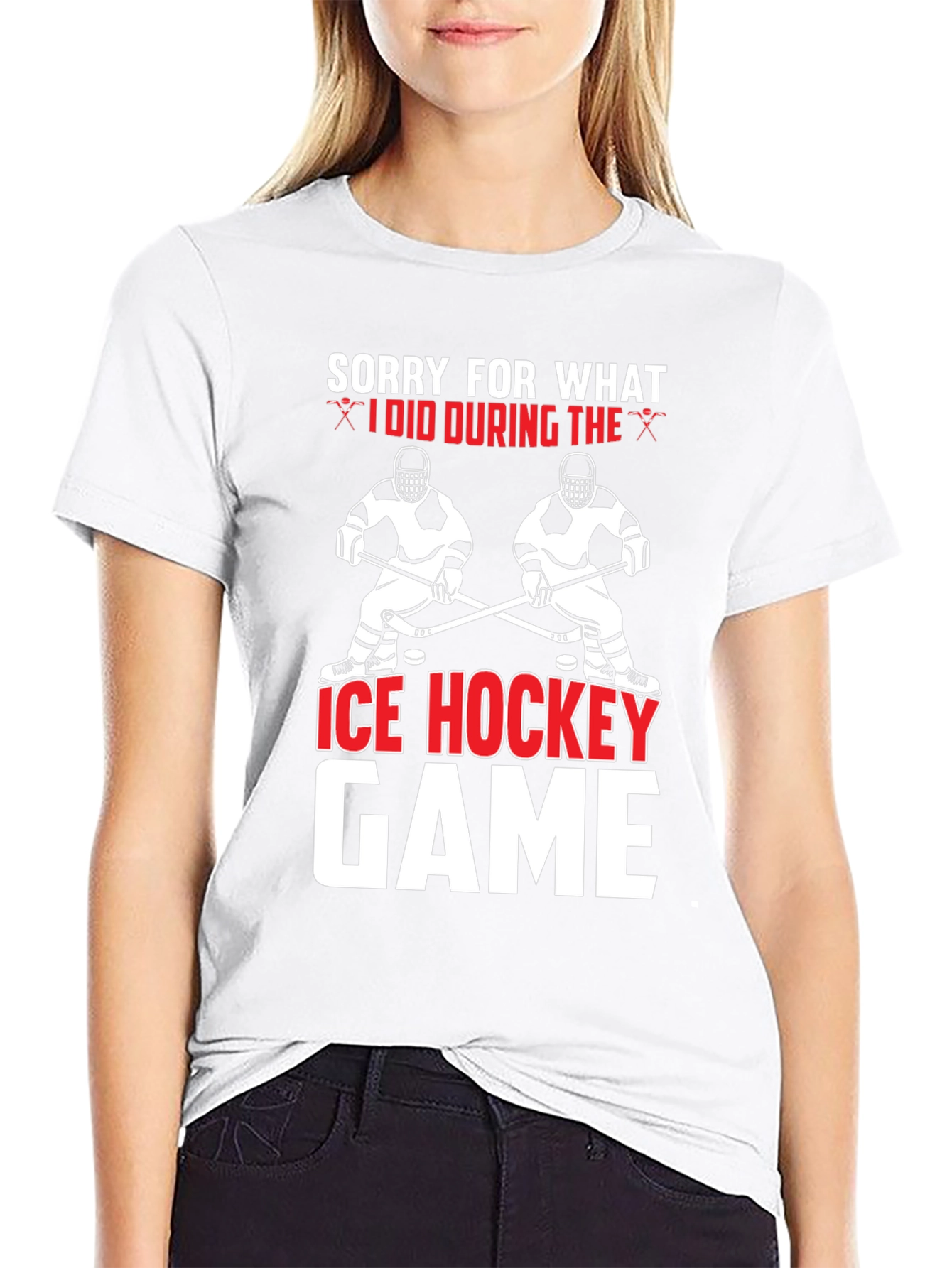 Funny Ice Hockey Game T-Shirt