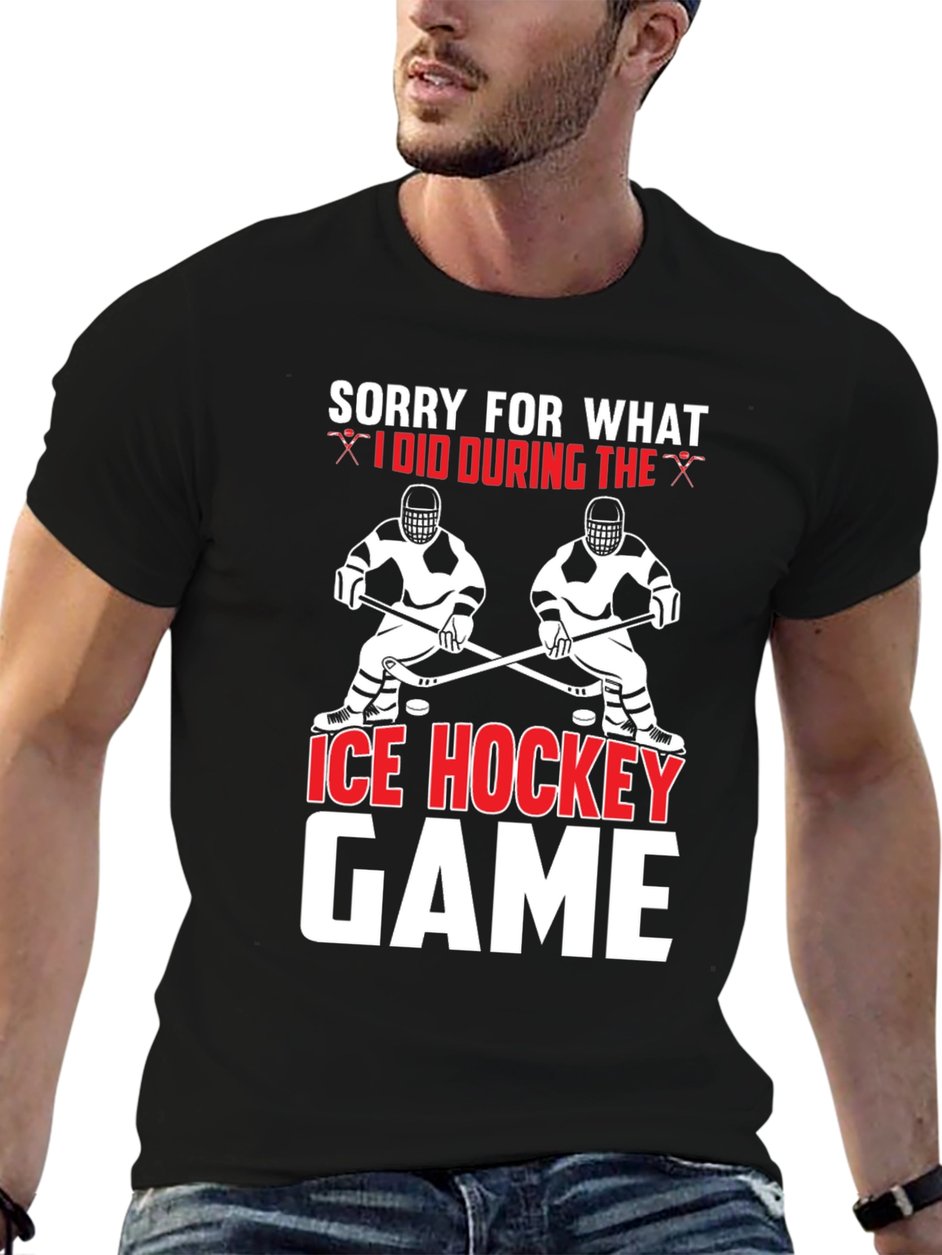 Funny Ice Hockey Game T-Shirt